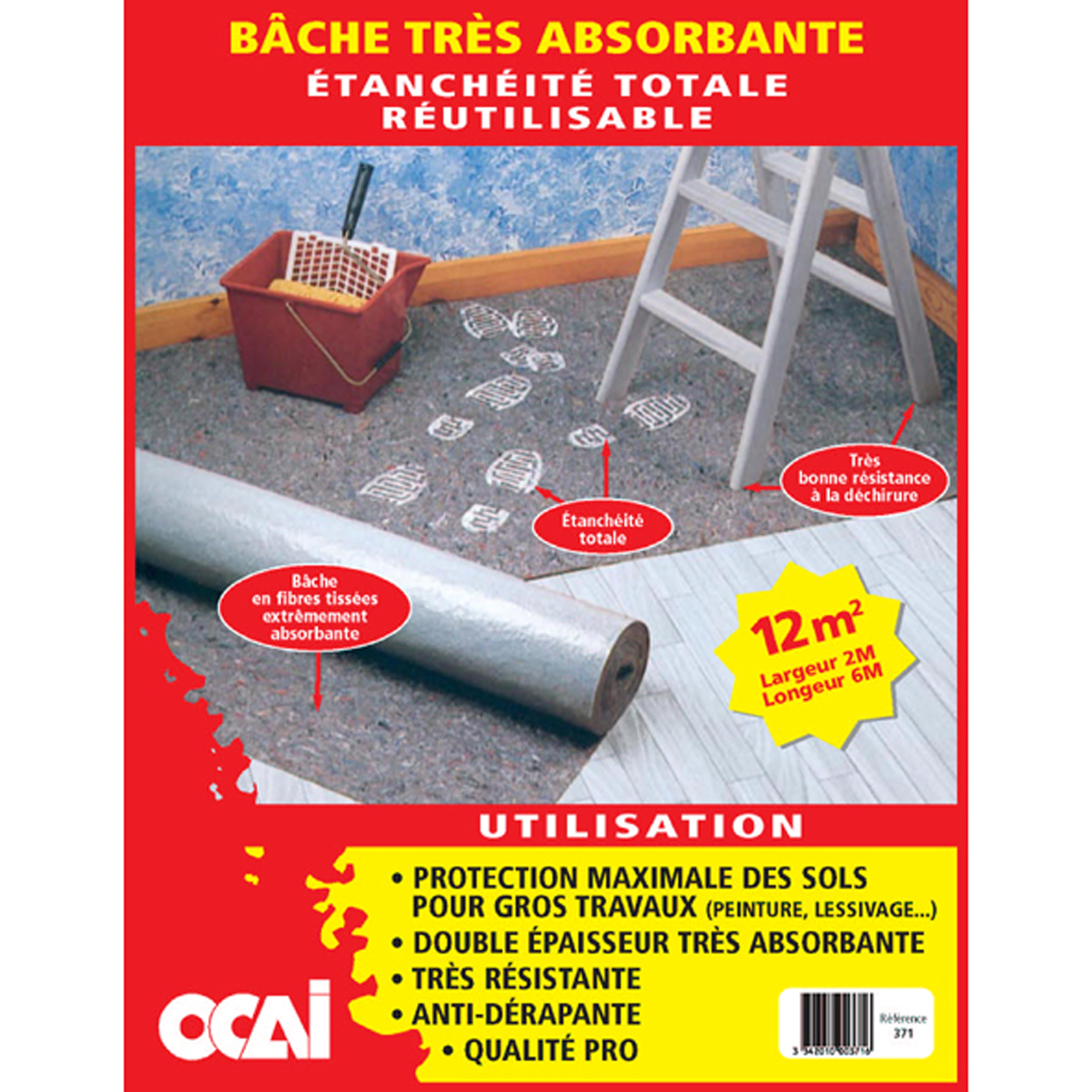 Bâche de chantier, L.12 m x l.100 cm - 3