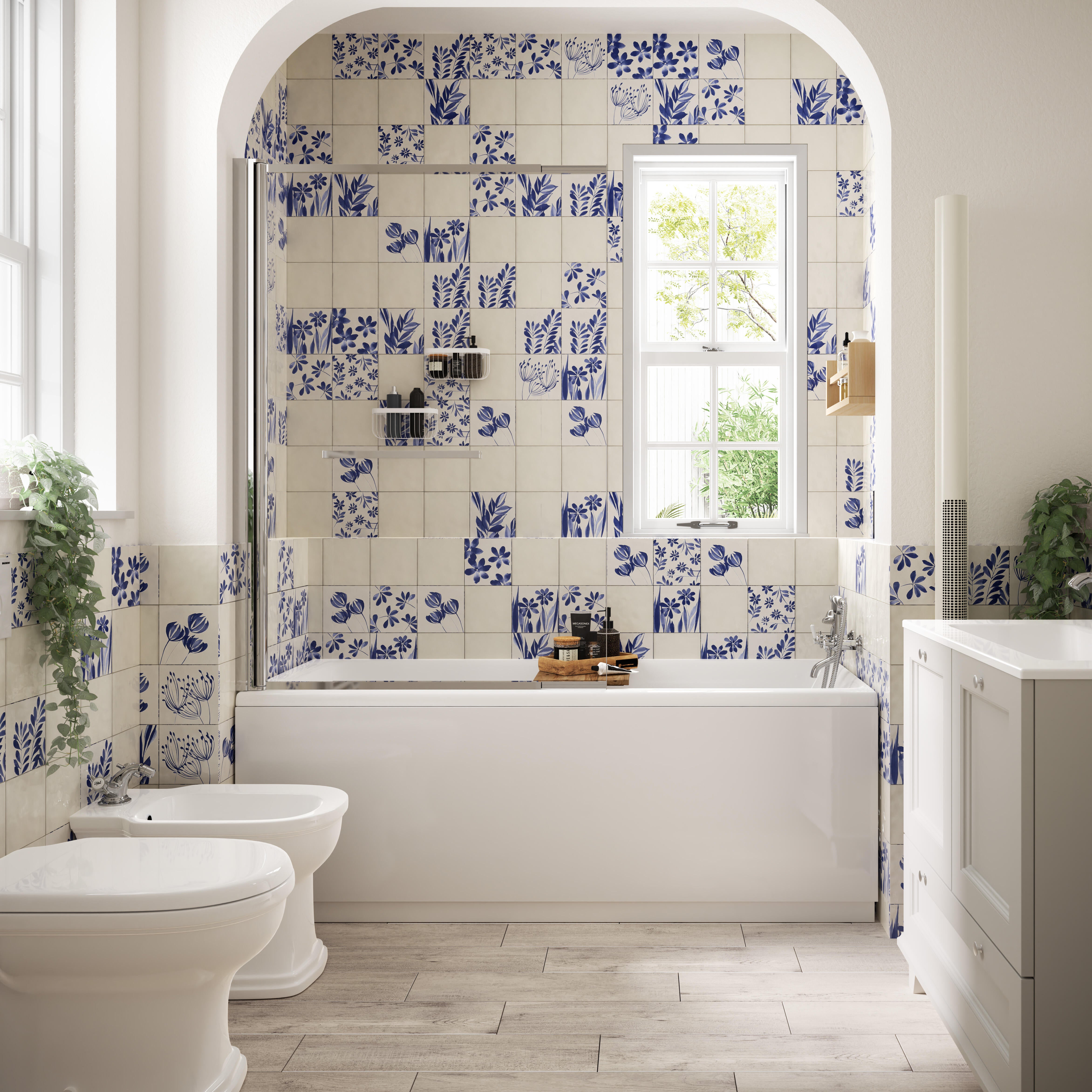 Termoarredo elettrico a fluido  DE'LONGHI ROLL 300 W  avorio L 9 x H 92.4 x P 11 cm - 4