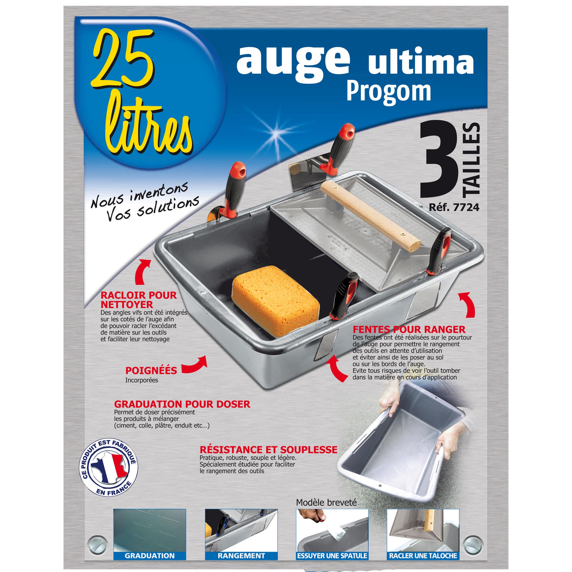 Auge polypropylène OCAI, 25 l - 4