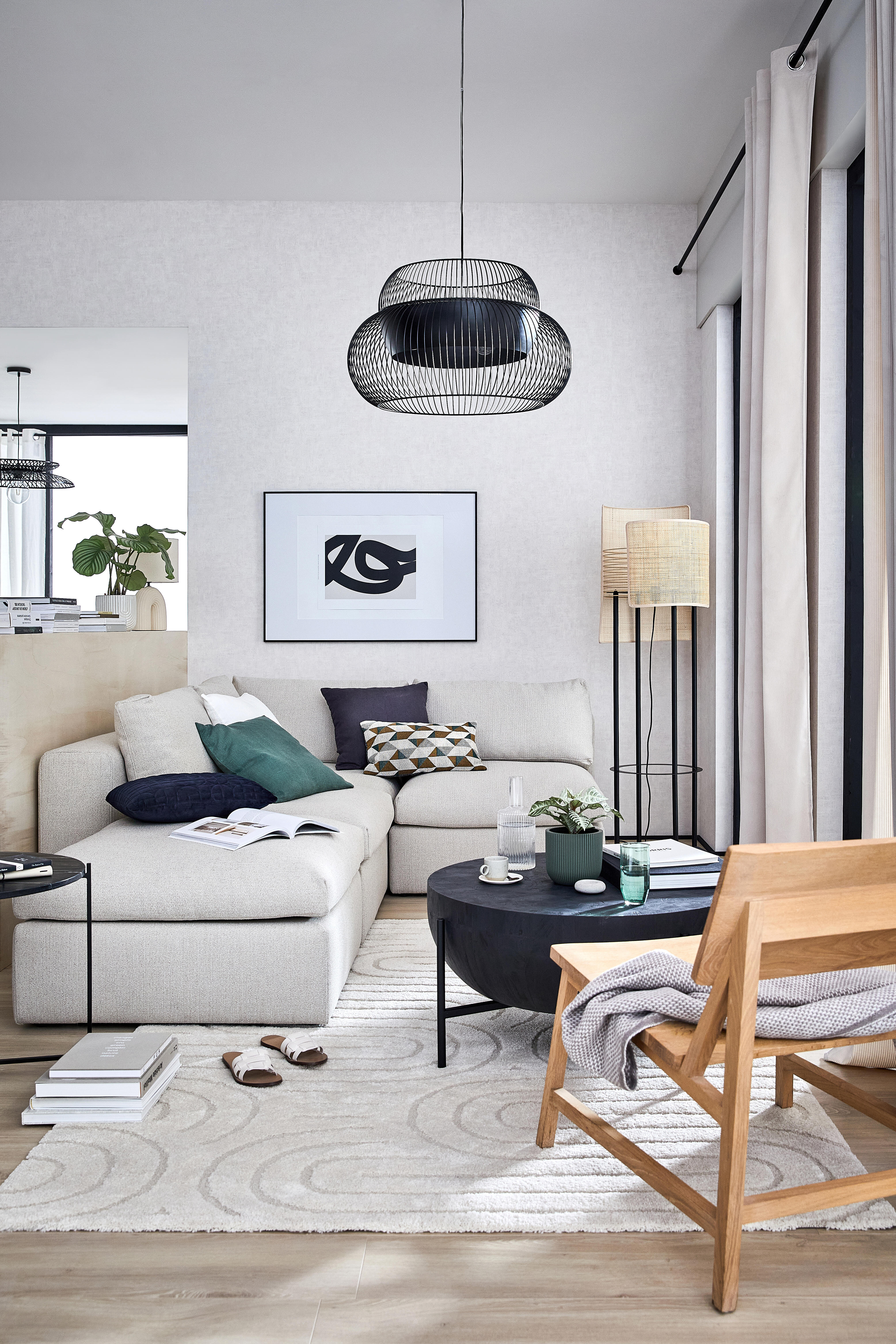 Papier peint vinyle sur intissé Patine blanc - 5