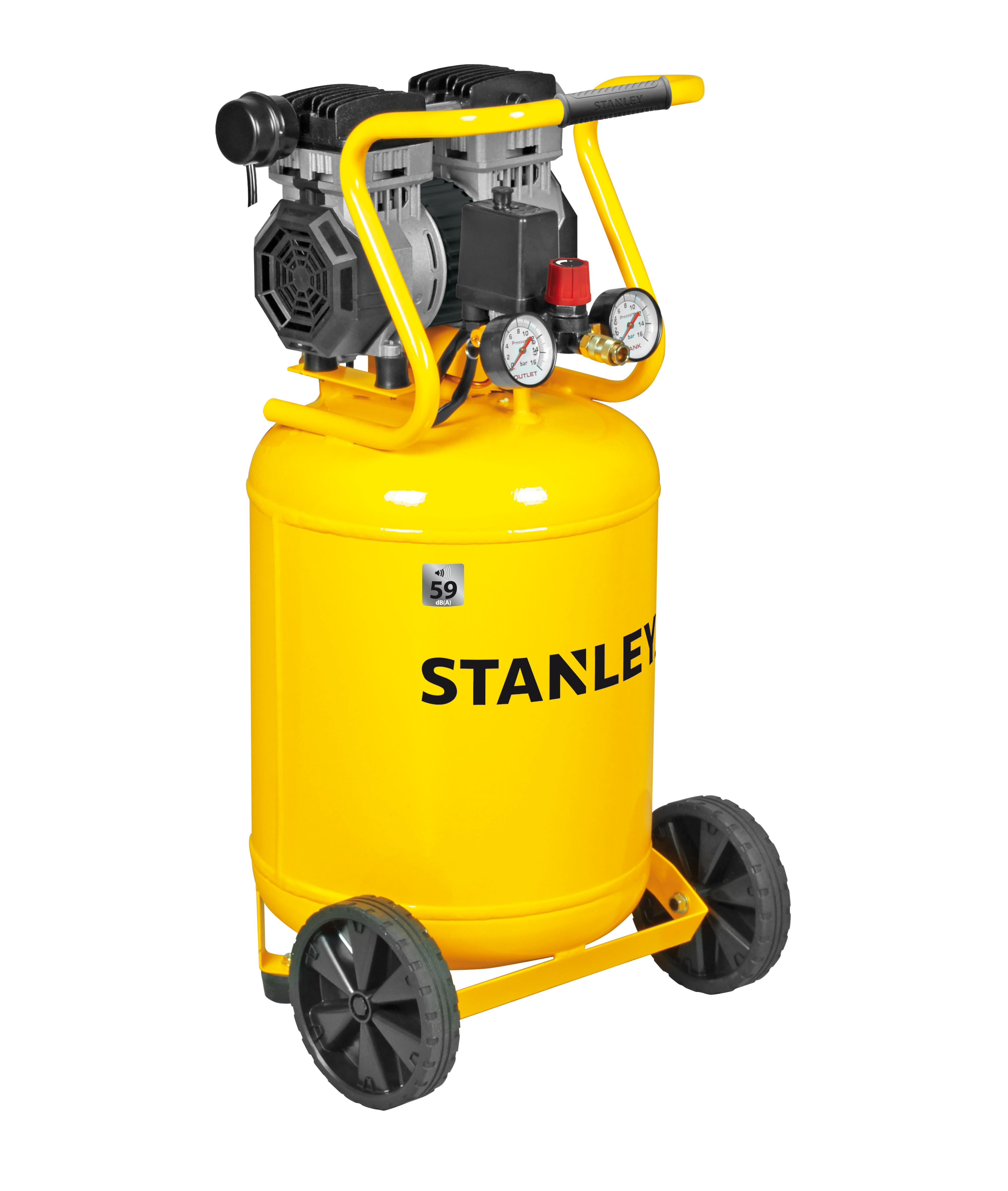 Kompresor bezolejowy cichy 230V 50L 8bar STANLEY