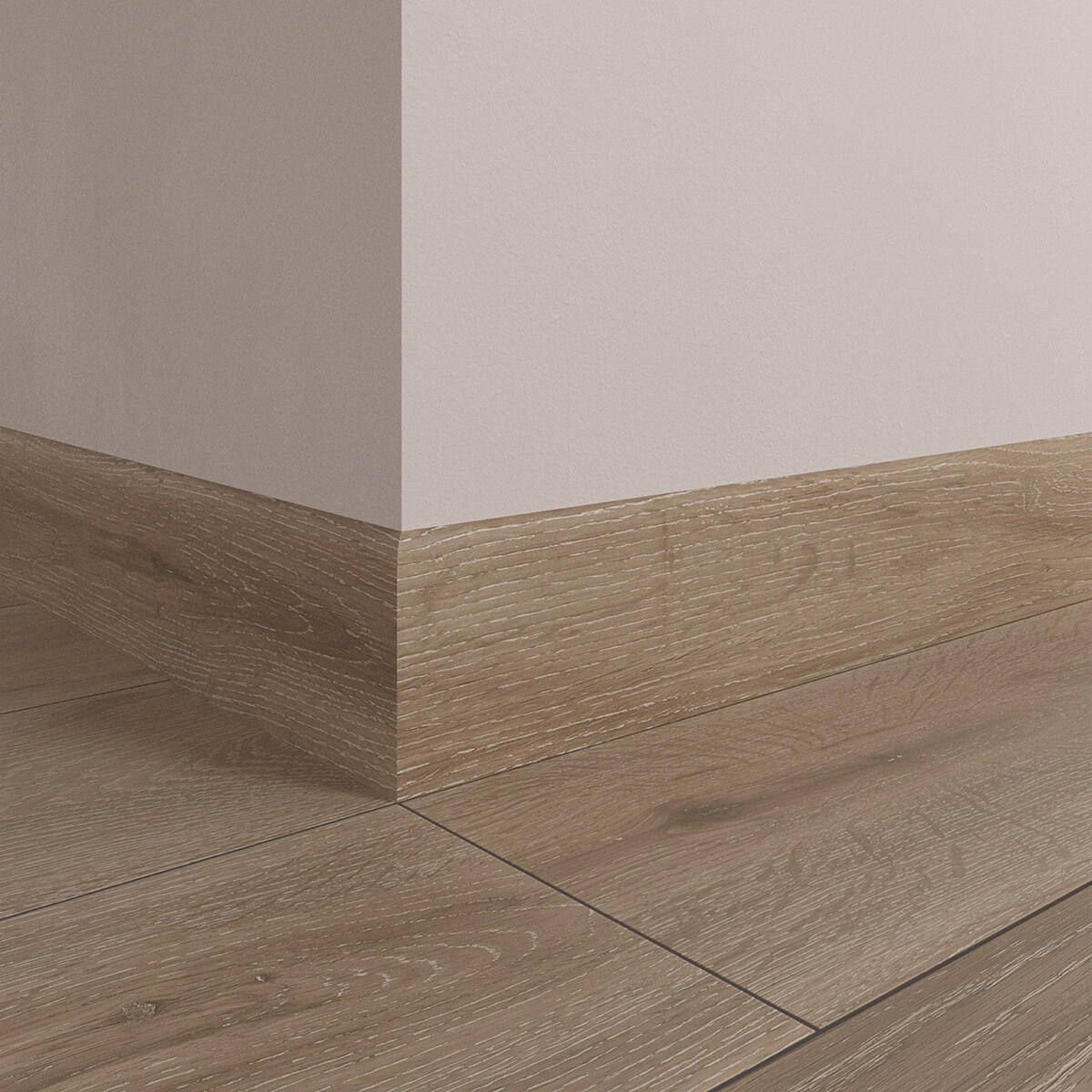 Lot de 4 plinthes carrelage Living, marron, Ht. x L. 60 cm, Ep.9.5 mm - 2