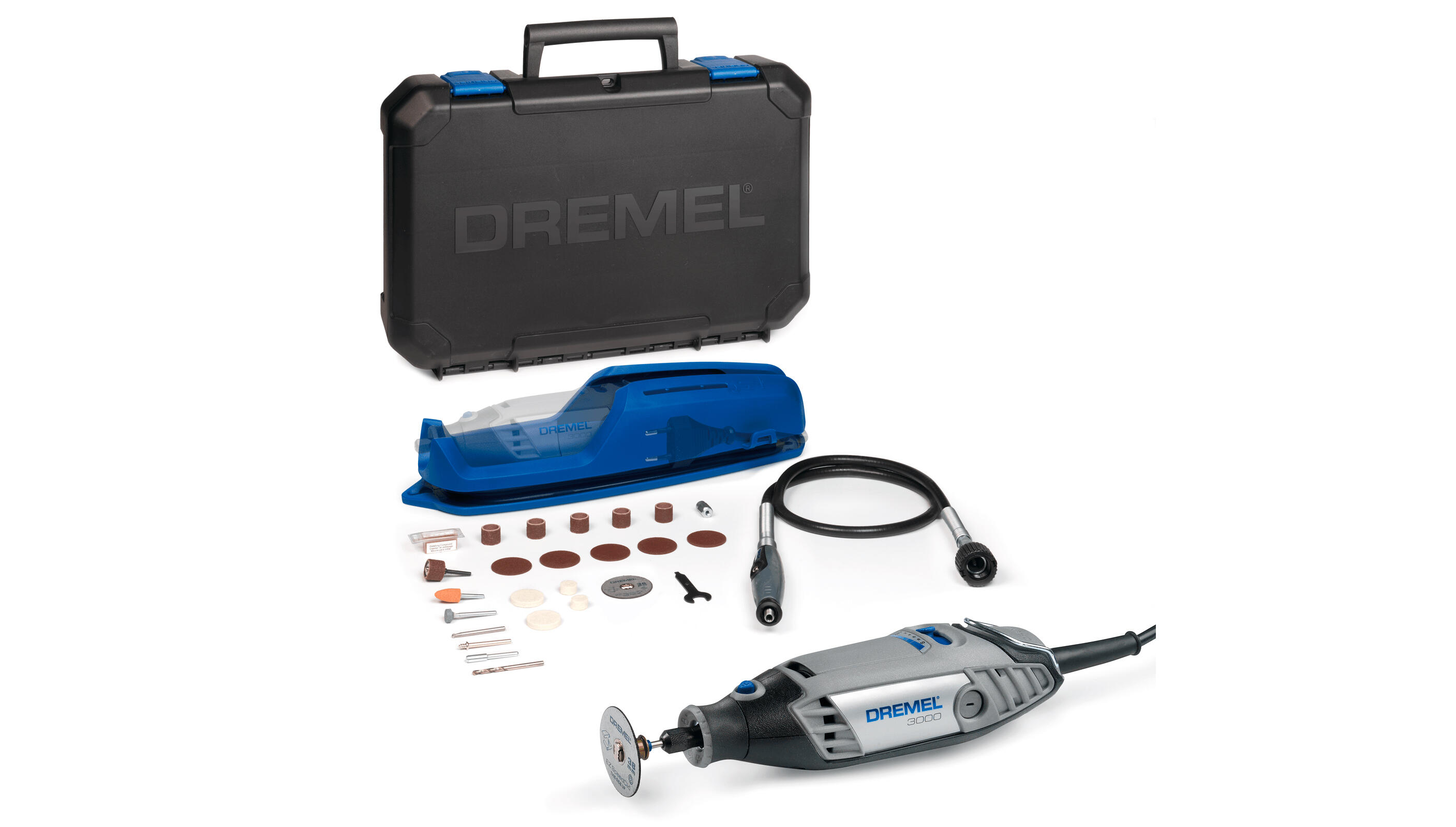 Kit mini ferramenta com 25 acessórios 130 w Dremel 3000JS F0133000JS - 2