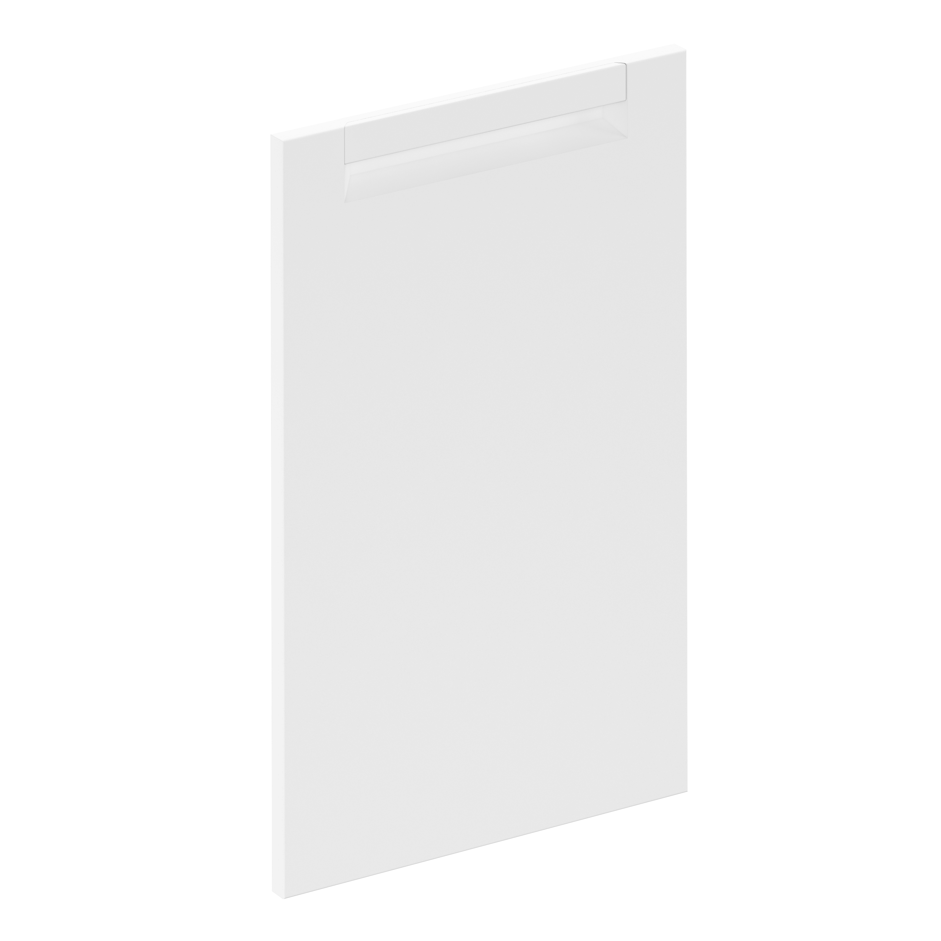 Porte de cuisine Samara blanc brillant H.38.4 x l.89.7 cm | Leroy Merlin