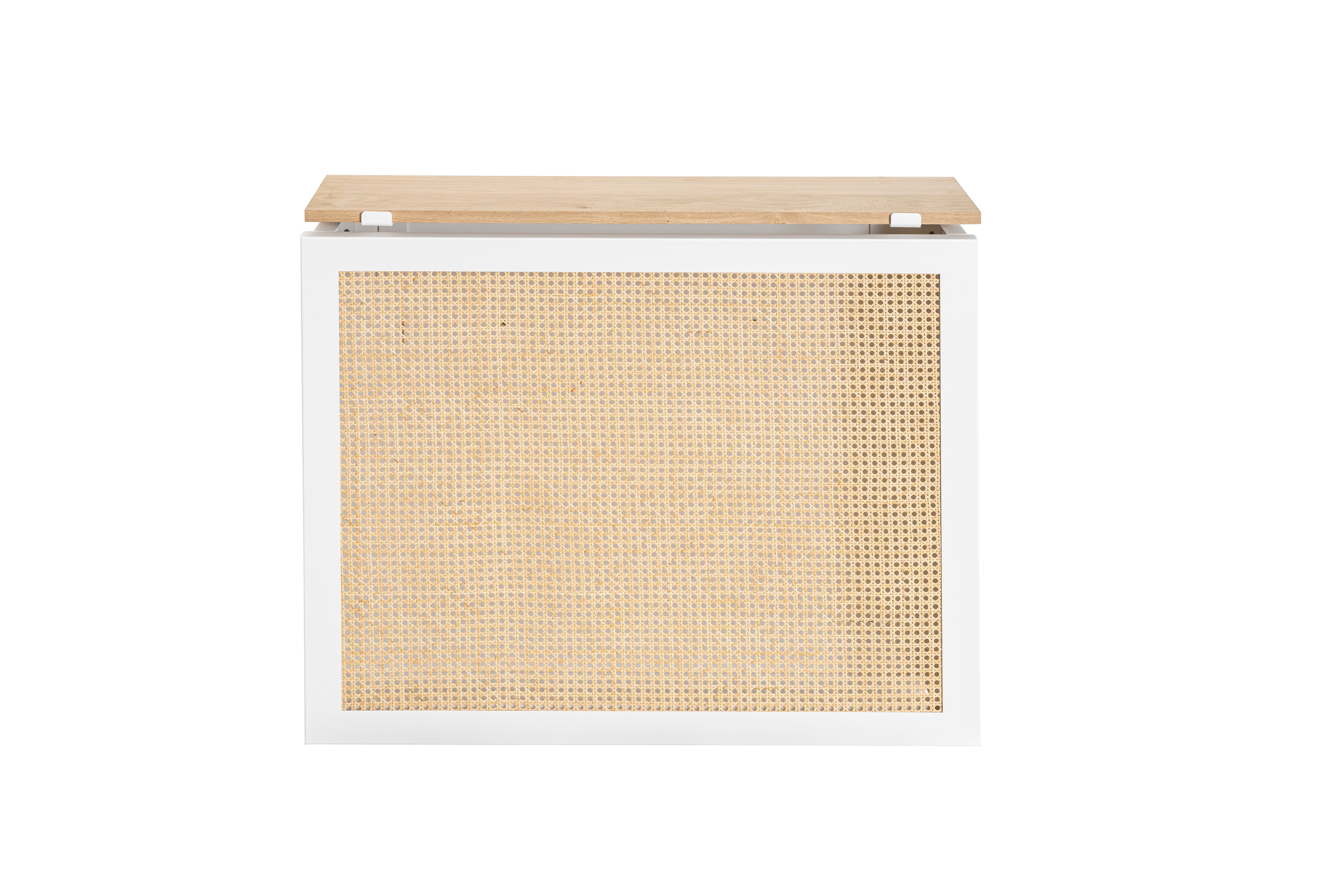 Cache-radiateur cannage 90 blanc sable - 3