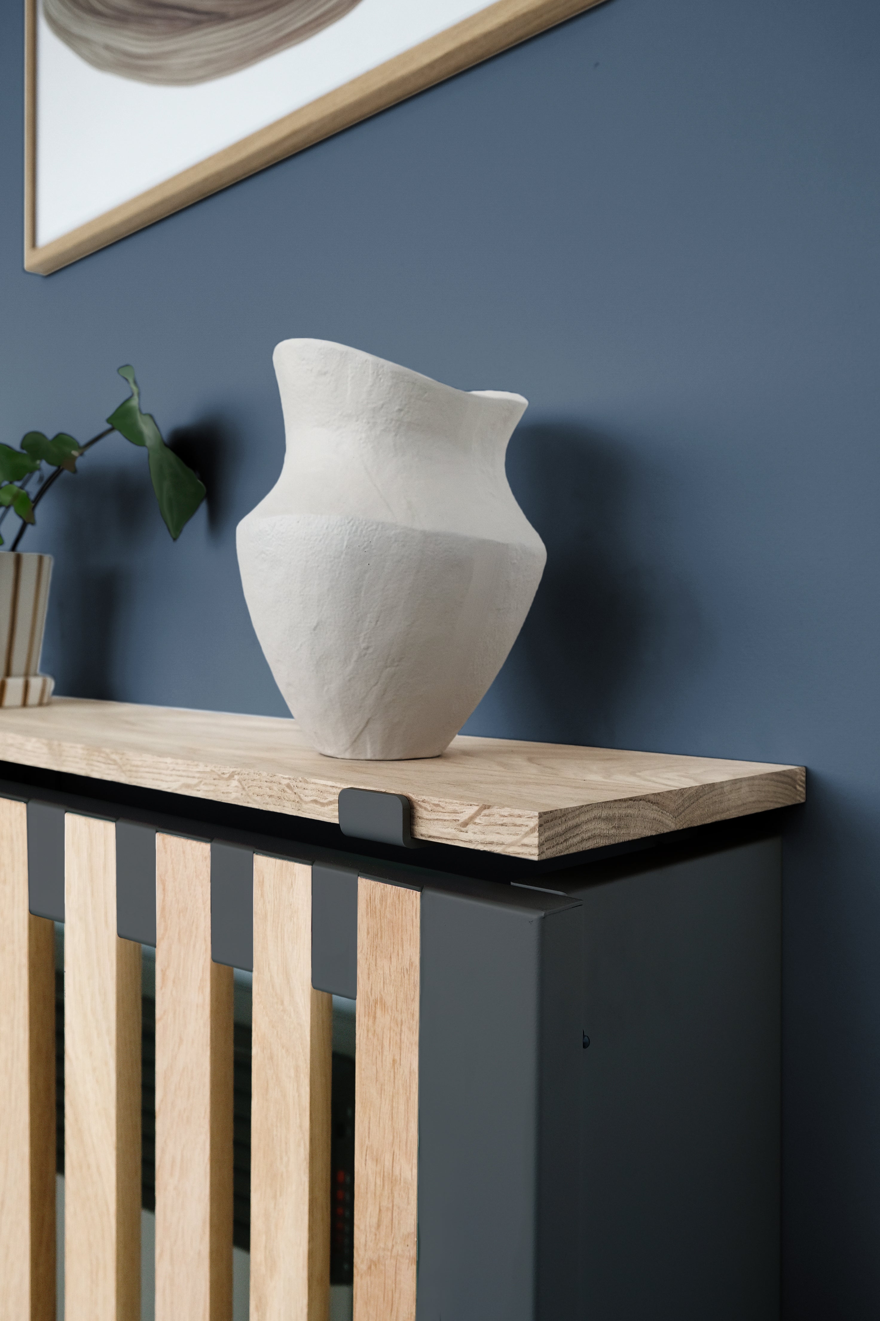 Cache-radiateur tasseaux 120 noir sable - 4