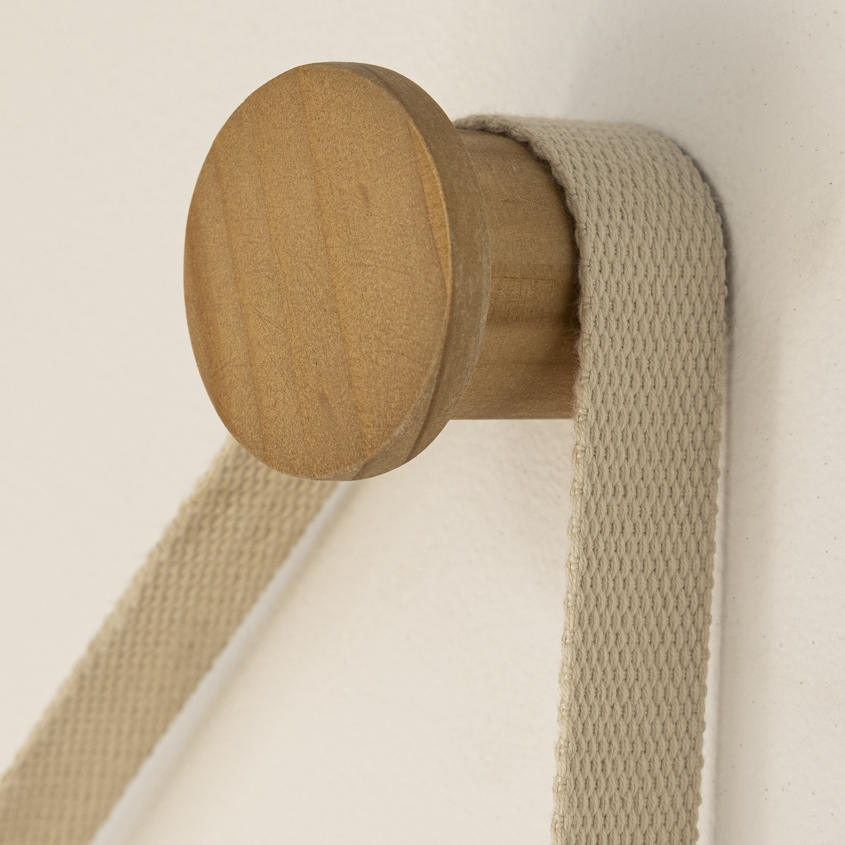 Miroir rond bois recouvert chêne Nordik barbier INSPIRE diam.55 cm - 6