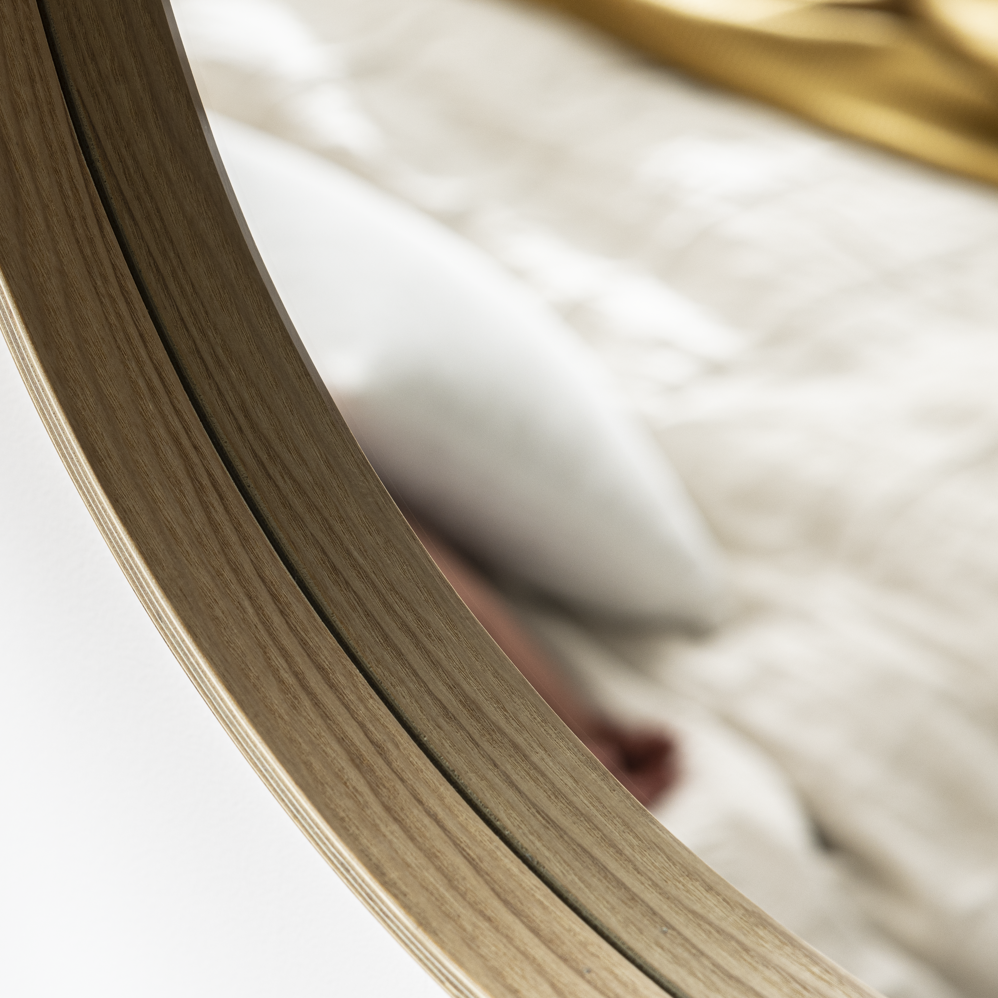 Specchio NORDIK tondo in legno rovere Ø 57.5 cm INSPIRE - 19