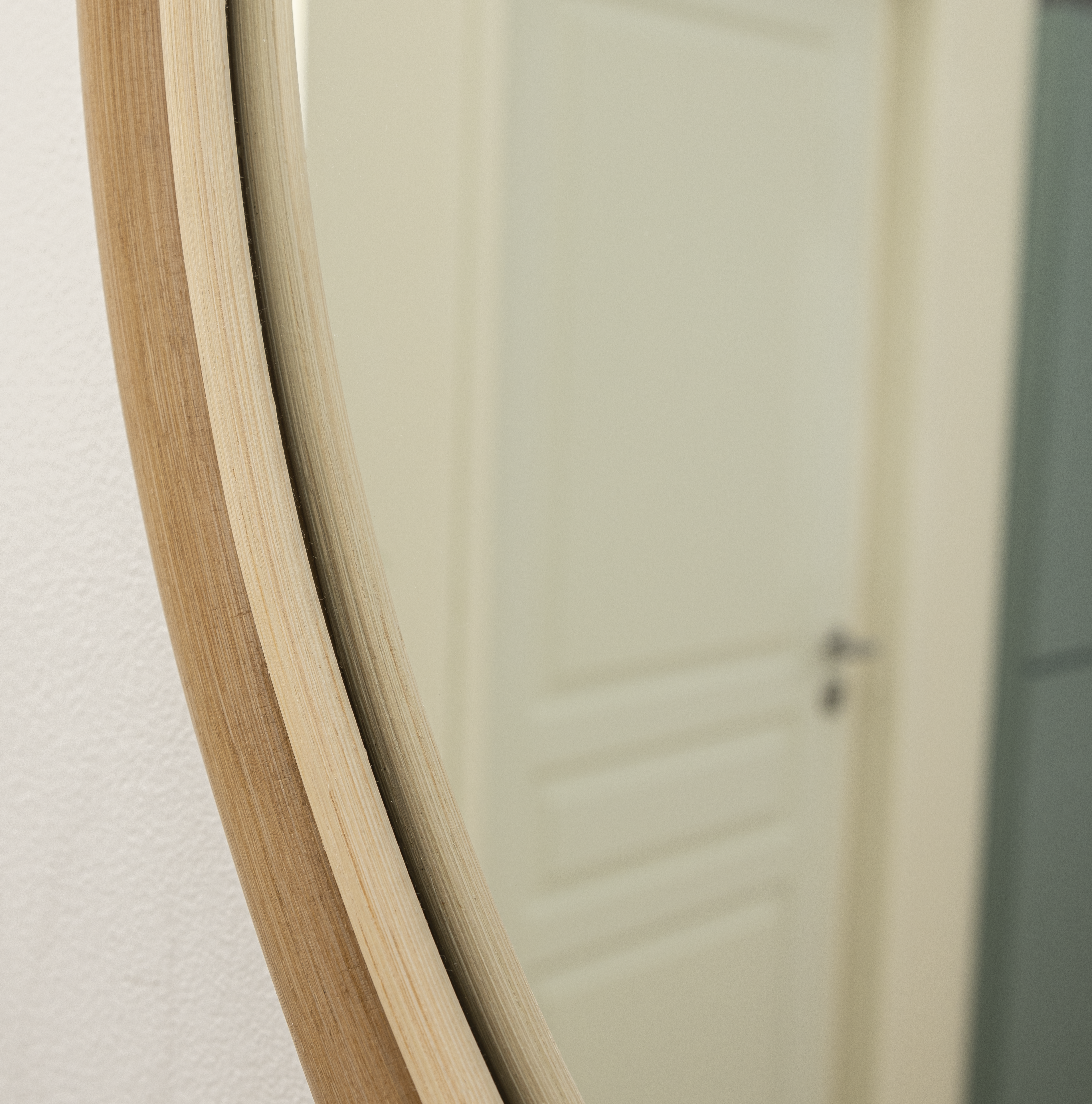 Espelho decorativo com moldura Rattan 58x58 cm - 19