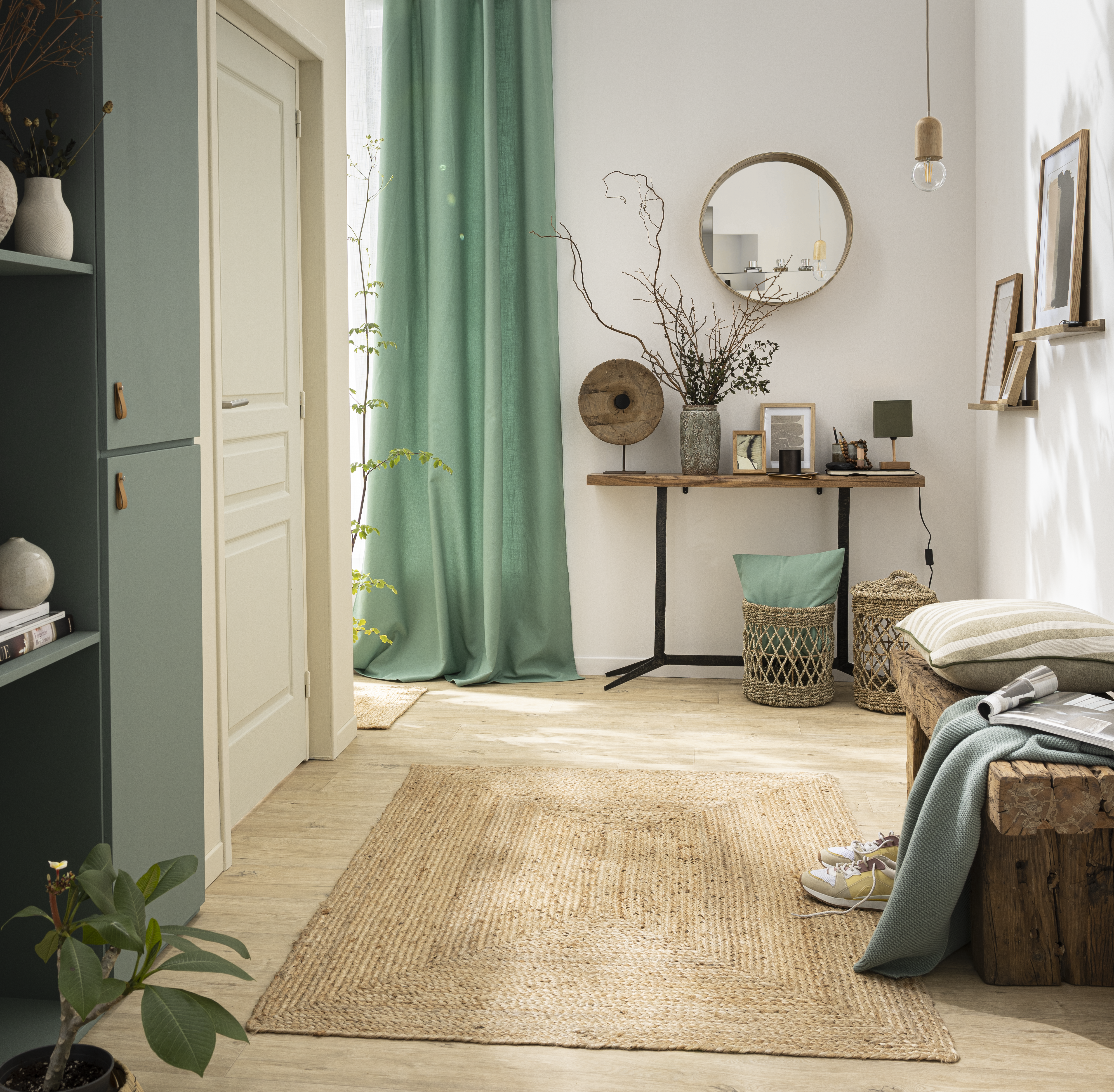 Almofada decorativa INSPIRE PHARELL 45X45CM VERDE - 19