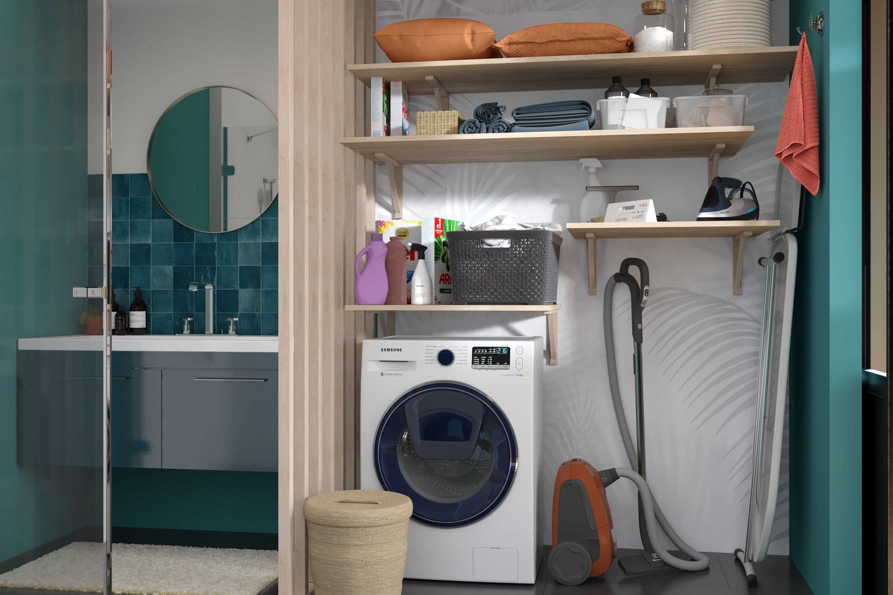 Tablette revêtu mélaminé, décor chêne Japon, L.250 x l.50 cm x Ep.18 mm - 14