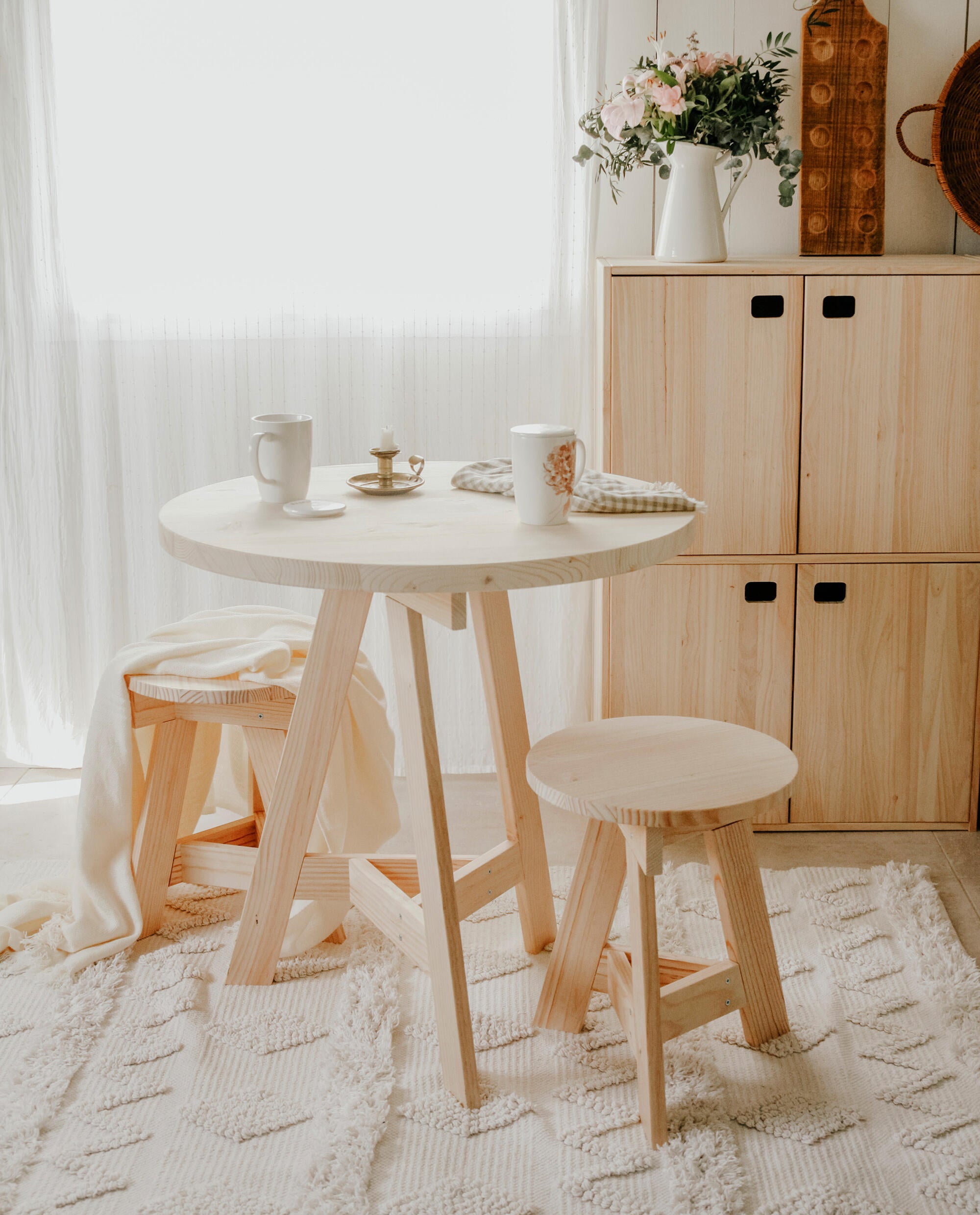 Estantería de madera en kit Dinamic de 70,8x105,4x33 cm y 50 kg max, por balda - 11