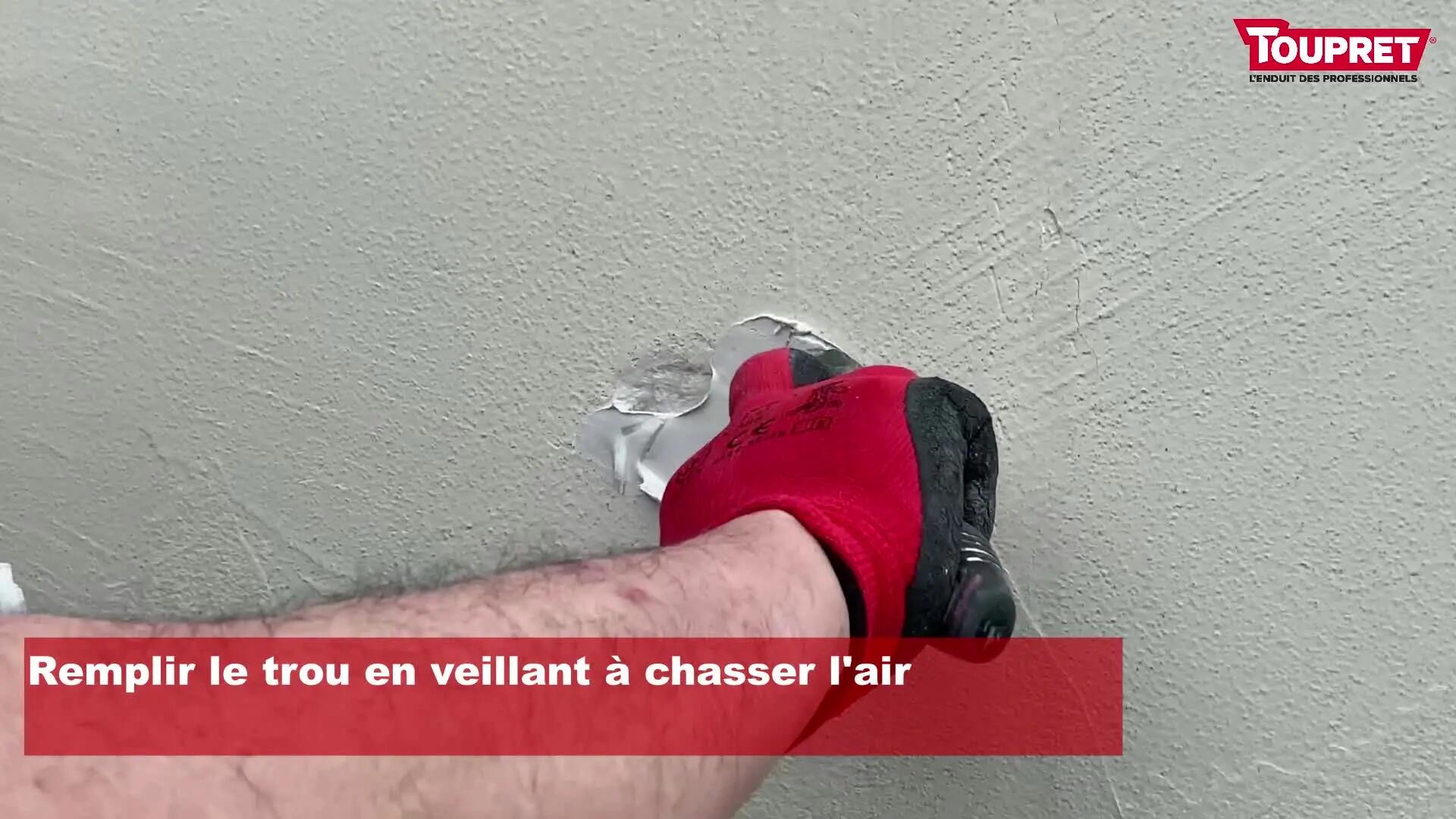Enduit de rebouchage poudre Repar'façade TOUPRET blanc 1 kg - 7
