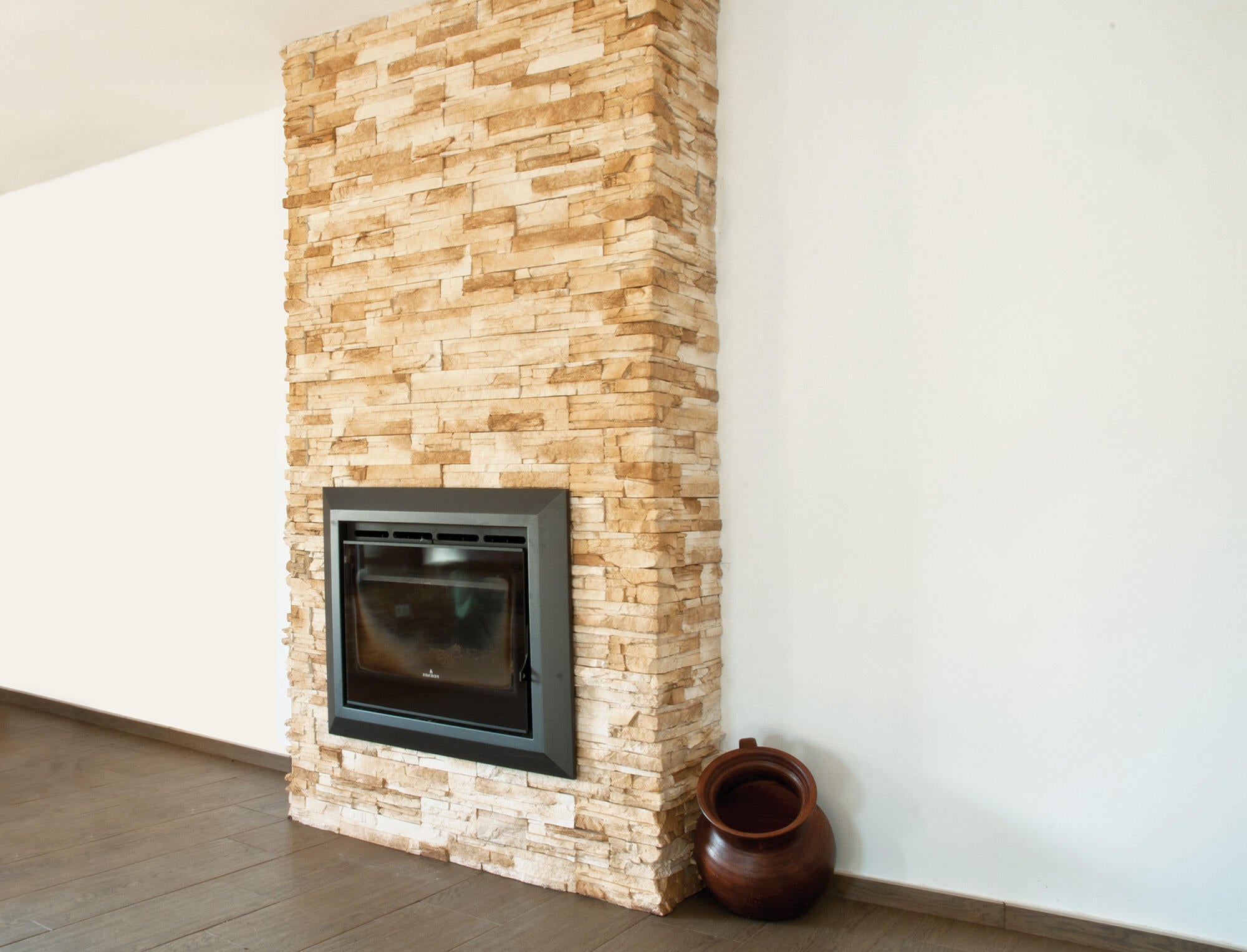 Revestimiento aspecto piedra varadero avellana 10x15x27cm hormigón aligerado