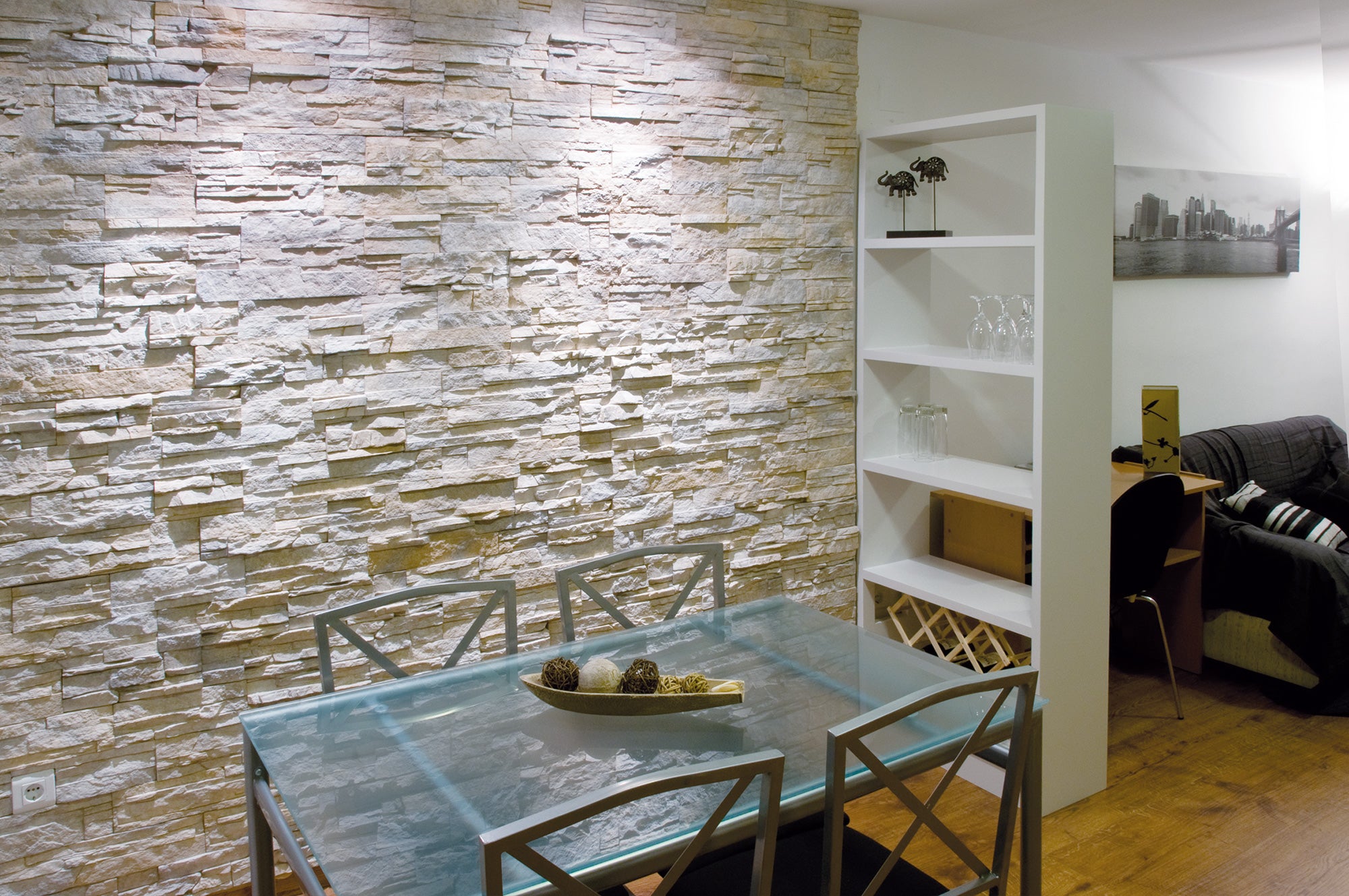Revestimento de imitação pedra natural VARADERO TORCAZ 0.5M² - 7