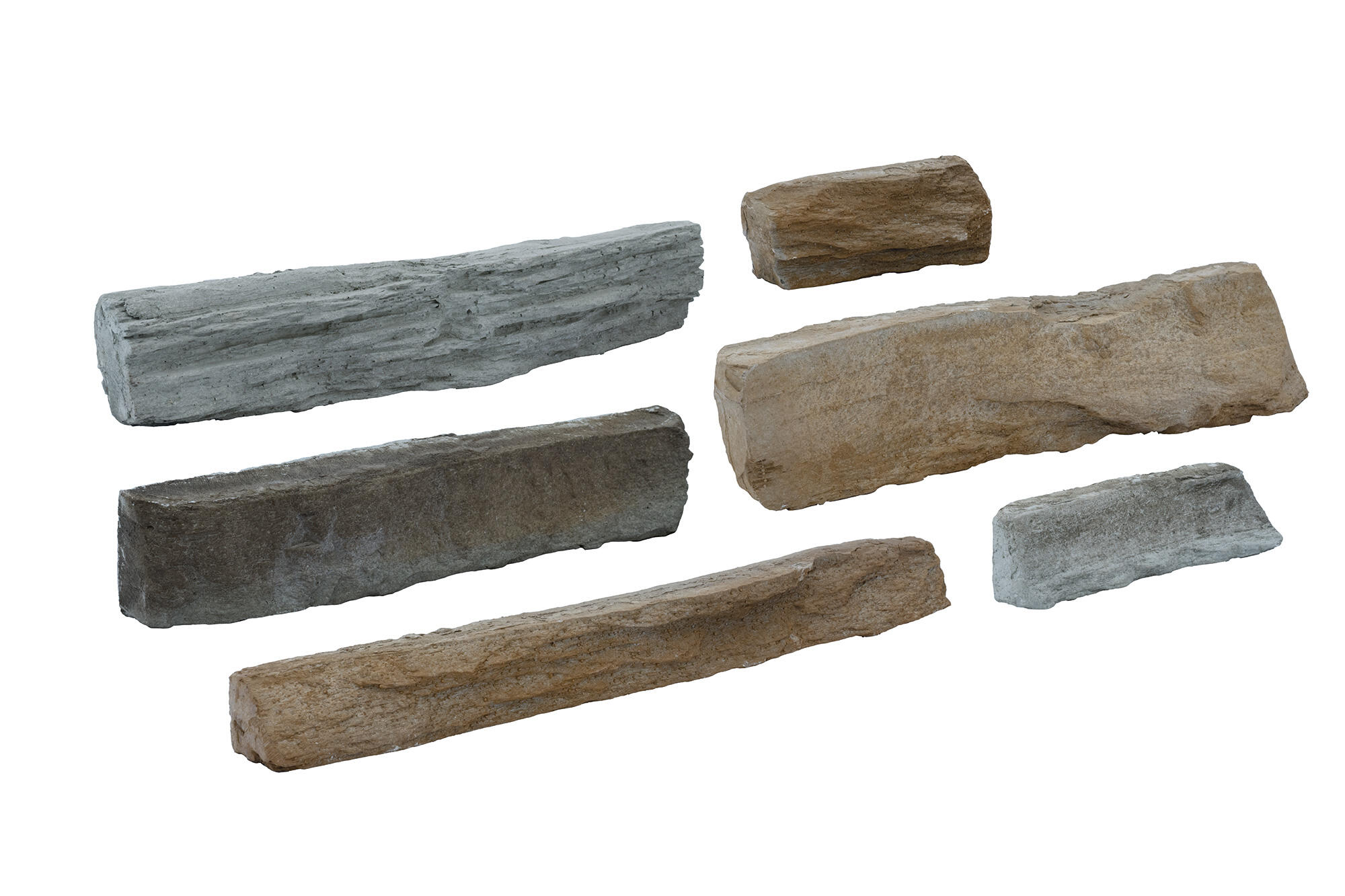 Revestimiento hormigón aligerado aspecto piedra zurich old piezas multiformato