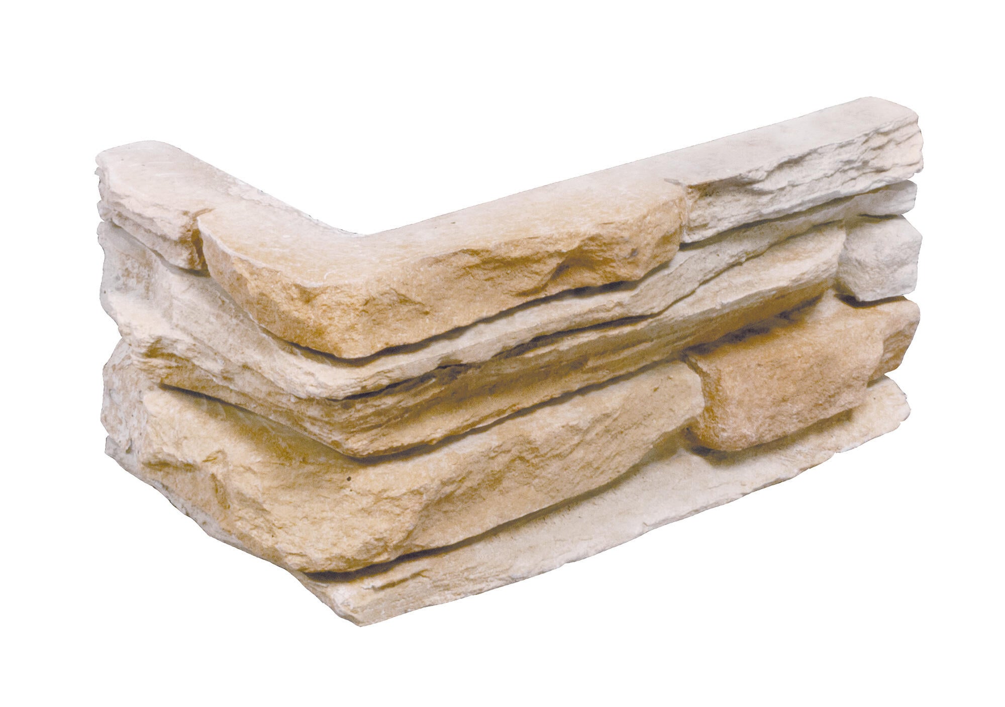 Revestimiento aspecto piedra pack 10 esquinas 10x10x20 cm de hormigón aligerado
