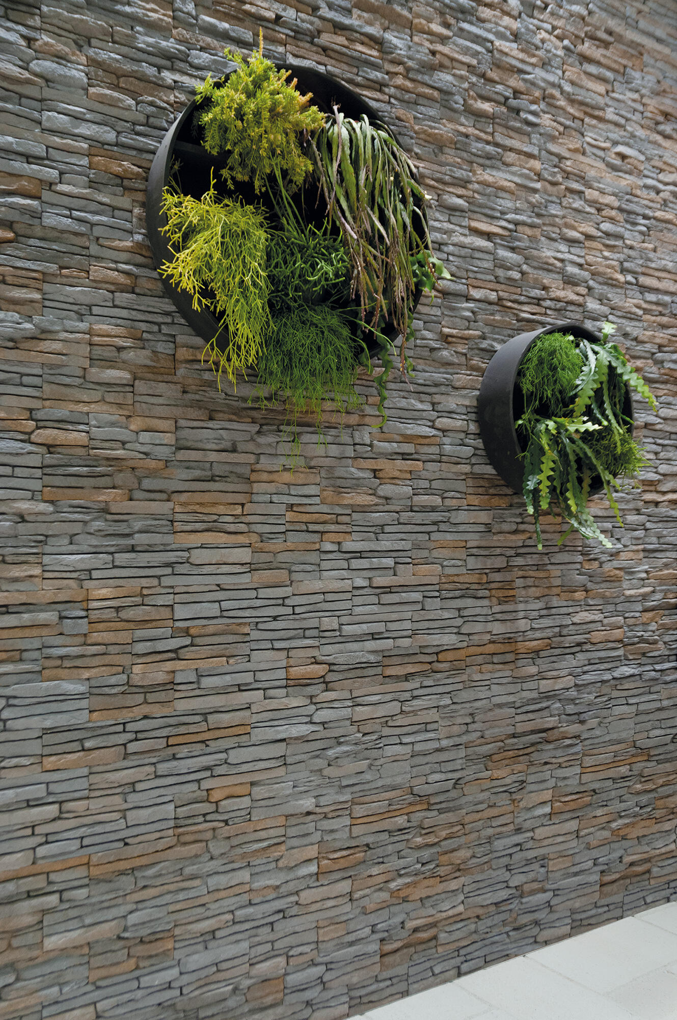 Revestimiento aspecto piedra andorra marengo 10x50 10x30 10x20cm horm aligerado