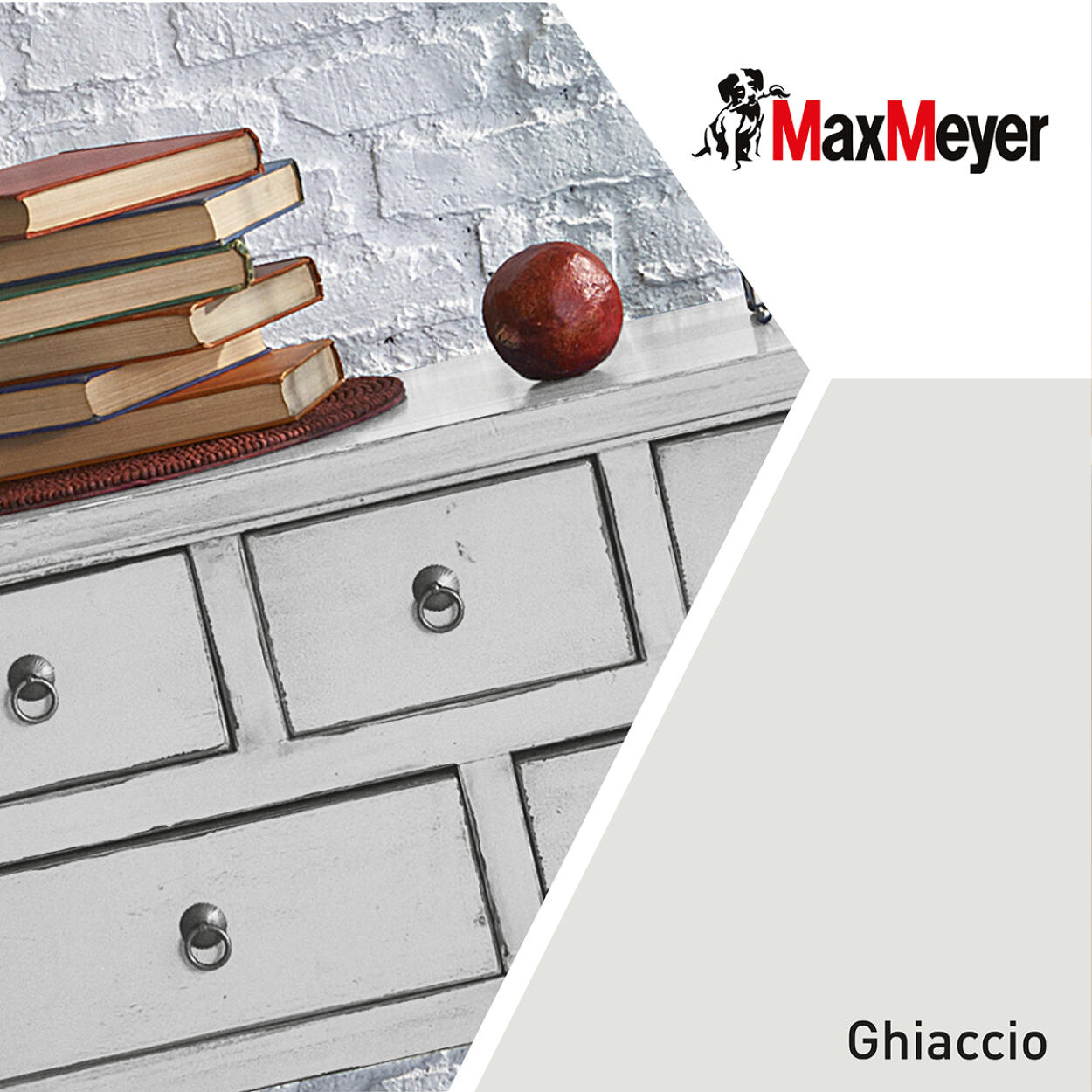 Vernice da esterno per plastica MAXMEYER poliuretanico bianco ghiaccio satinato, 0.75 l - 2