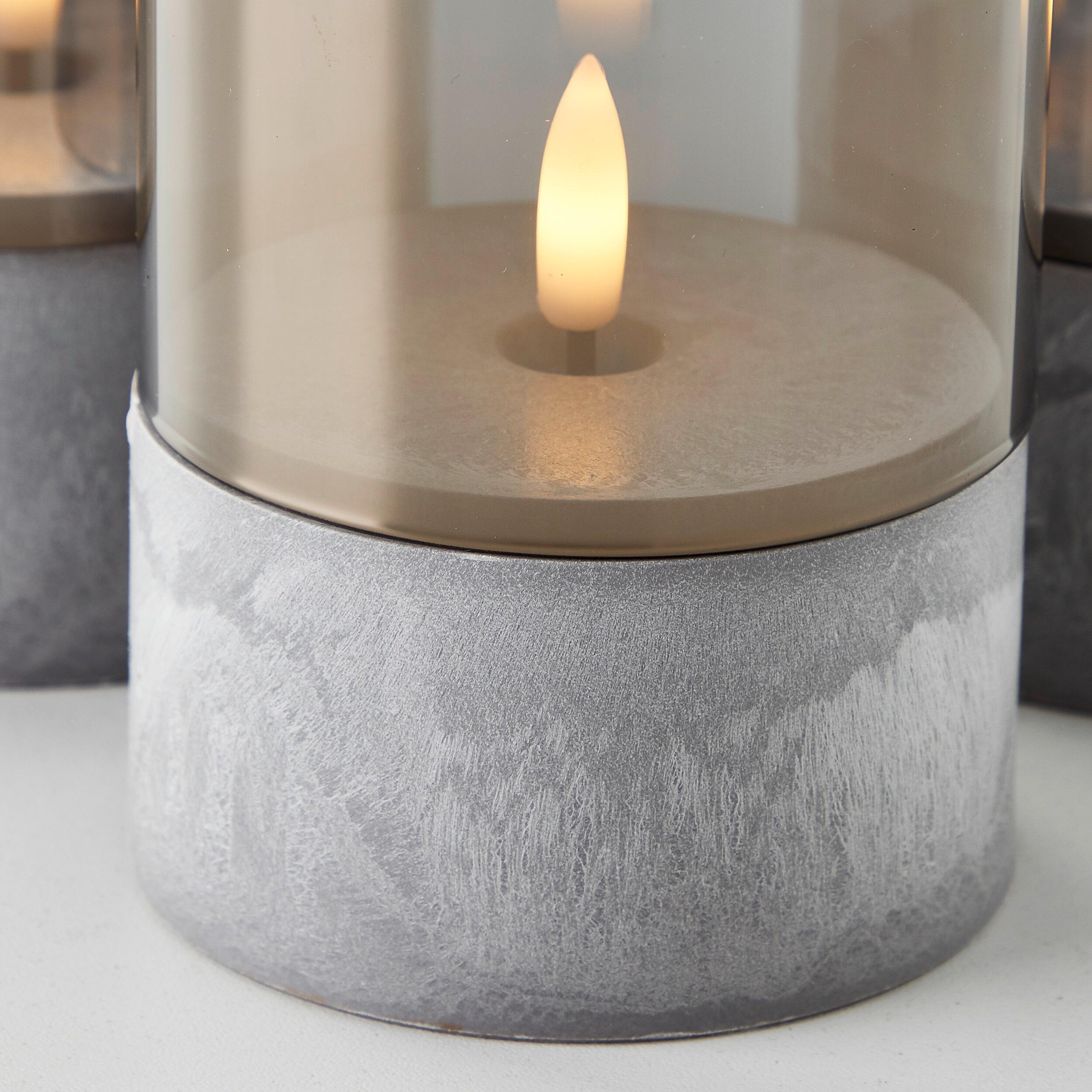 Lot de 3 bougies Led à piles, effet flamme, BRELIGHT - 8