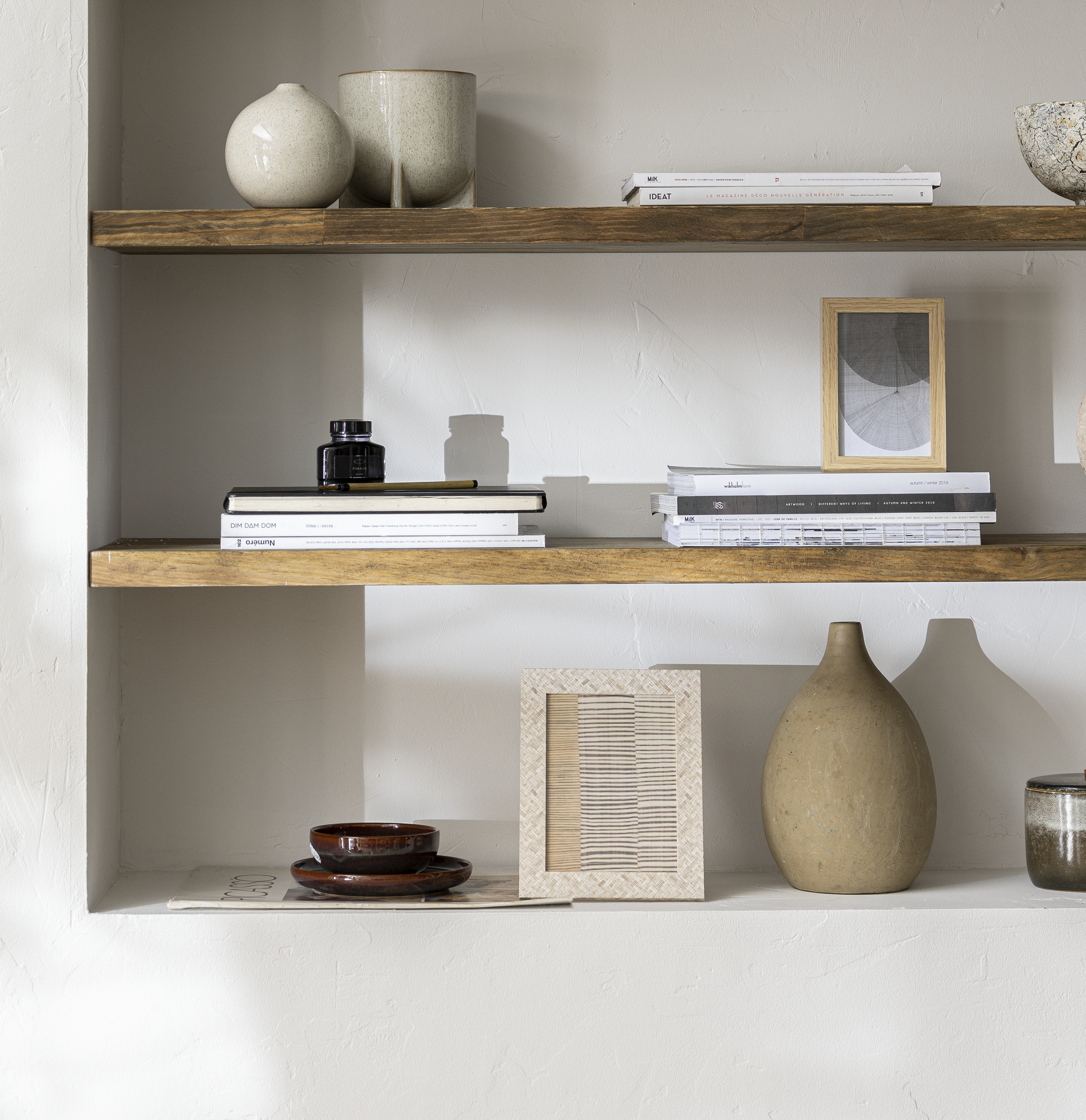 Cadre Milo, H.15 x l.10 cm chêne clair, INSPIRE - 6