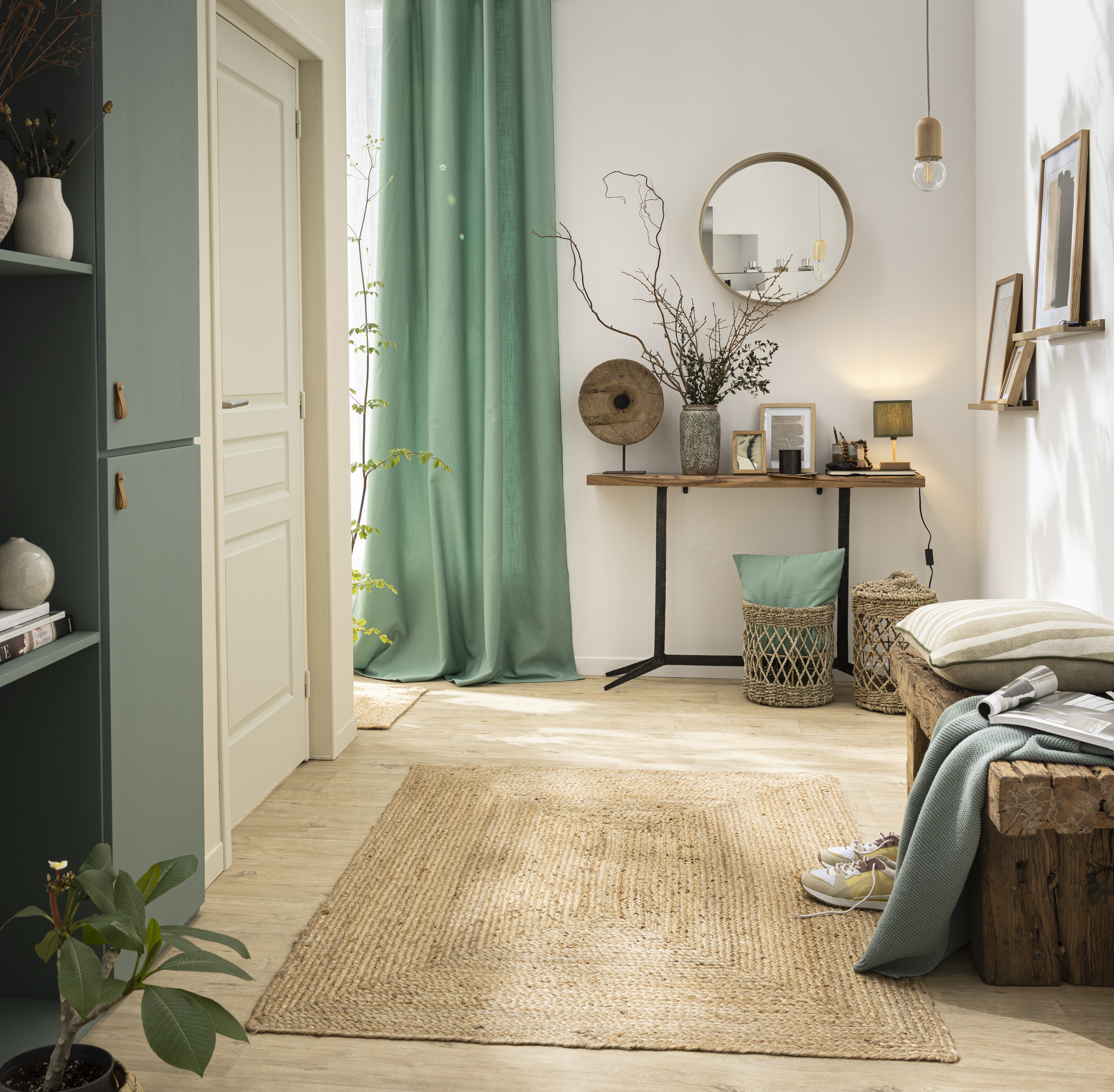 Almofada decorativa INSPIRE PHARELL 45X45CM VERDE - 14