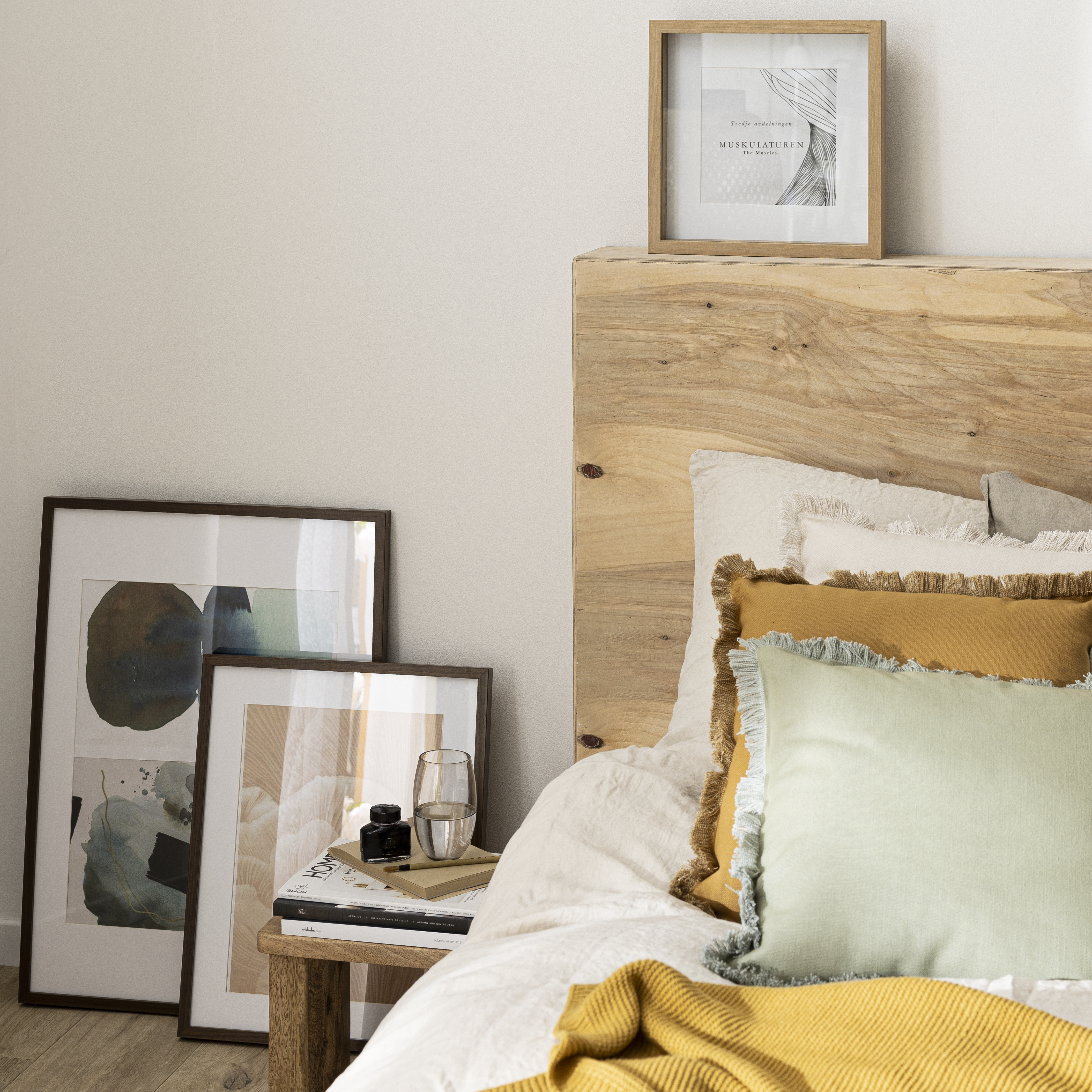 Marco con Passepartout Milo nogal INSPIRE 70x100cm - 8