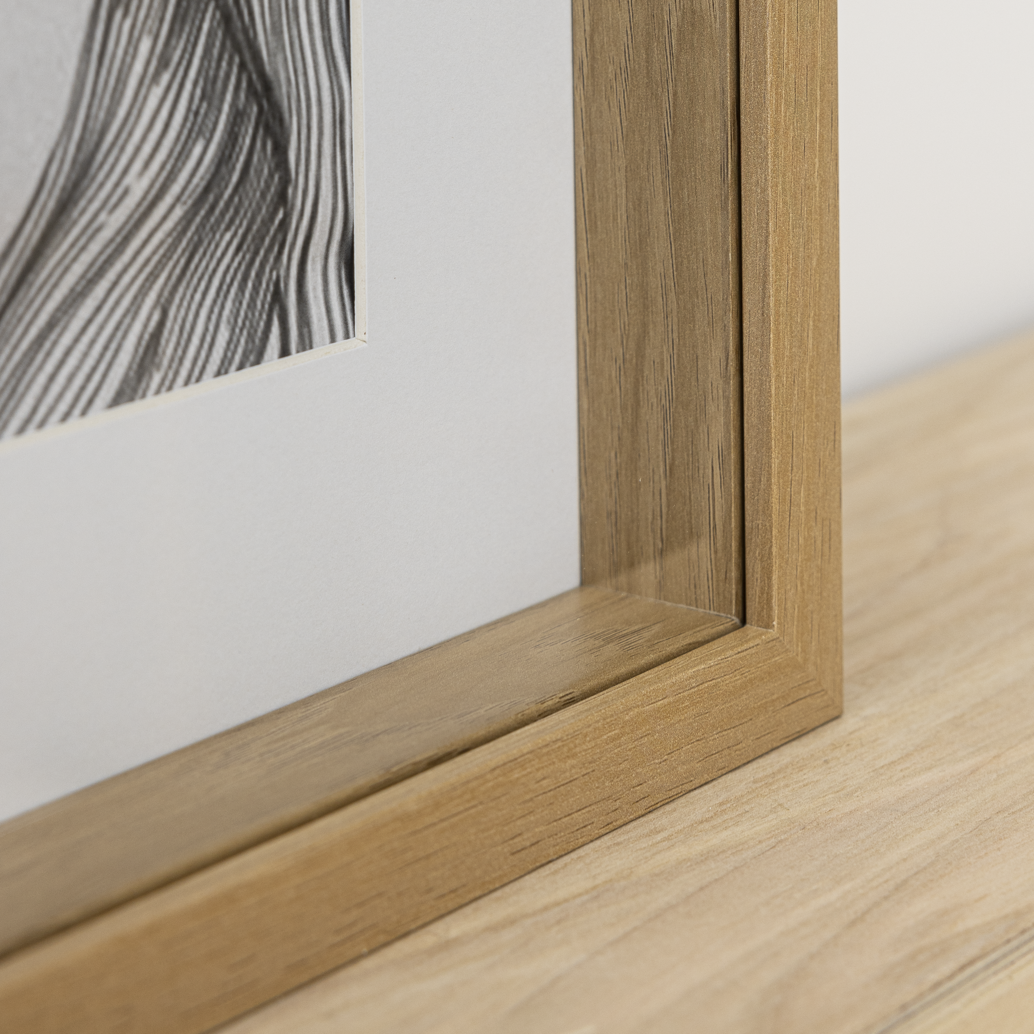 Marco con Passepartout Milo beige, roble INSPIRE 30x40cm - 4