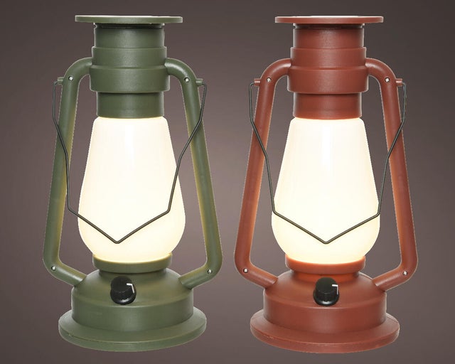 Lanterne tempête solaire H. 30 cm, 5 Lumen, LUMINEO