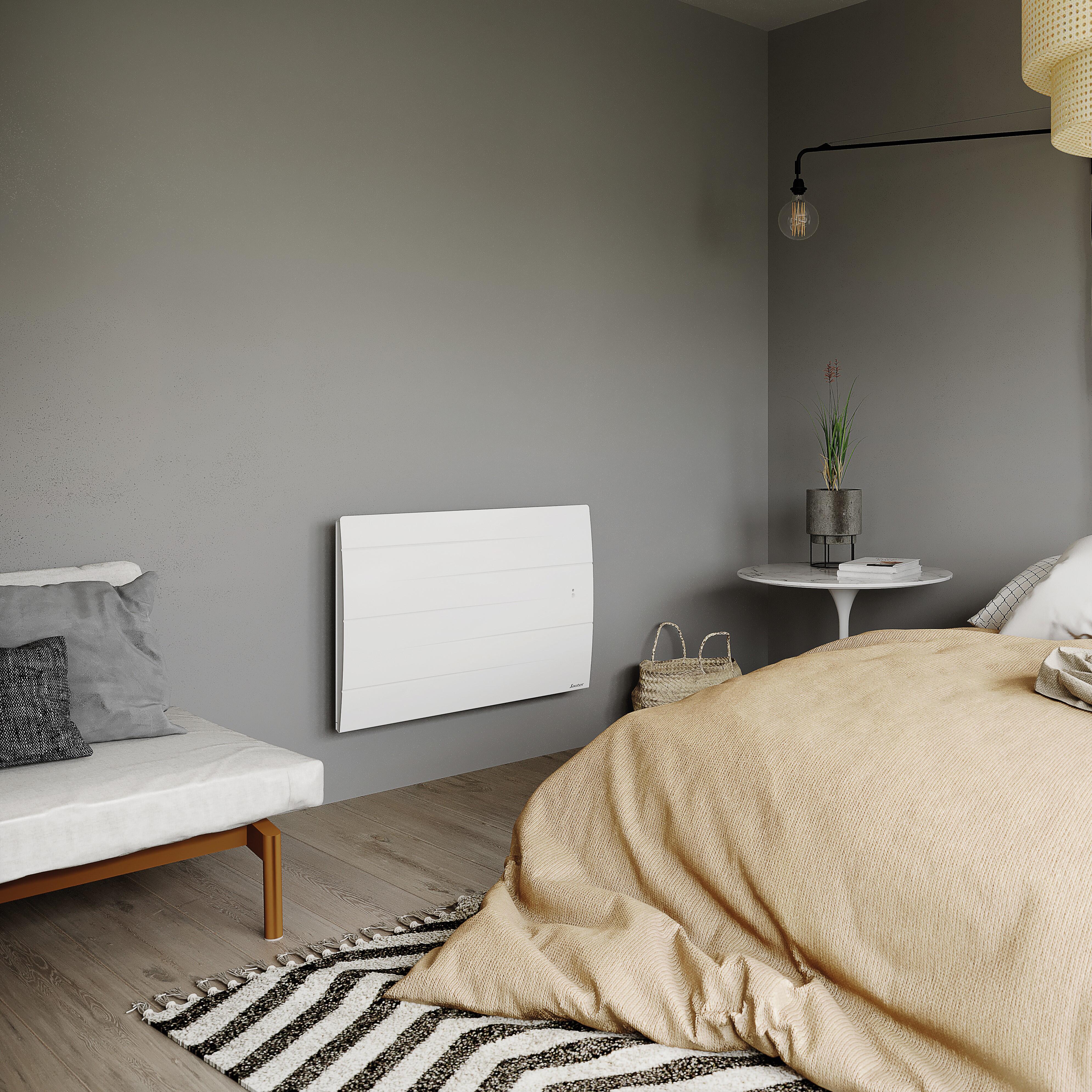 Radiateur électrique DSC connecté Malao Auto 1500 W SAUTER horizontal blanc - 3