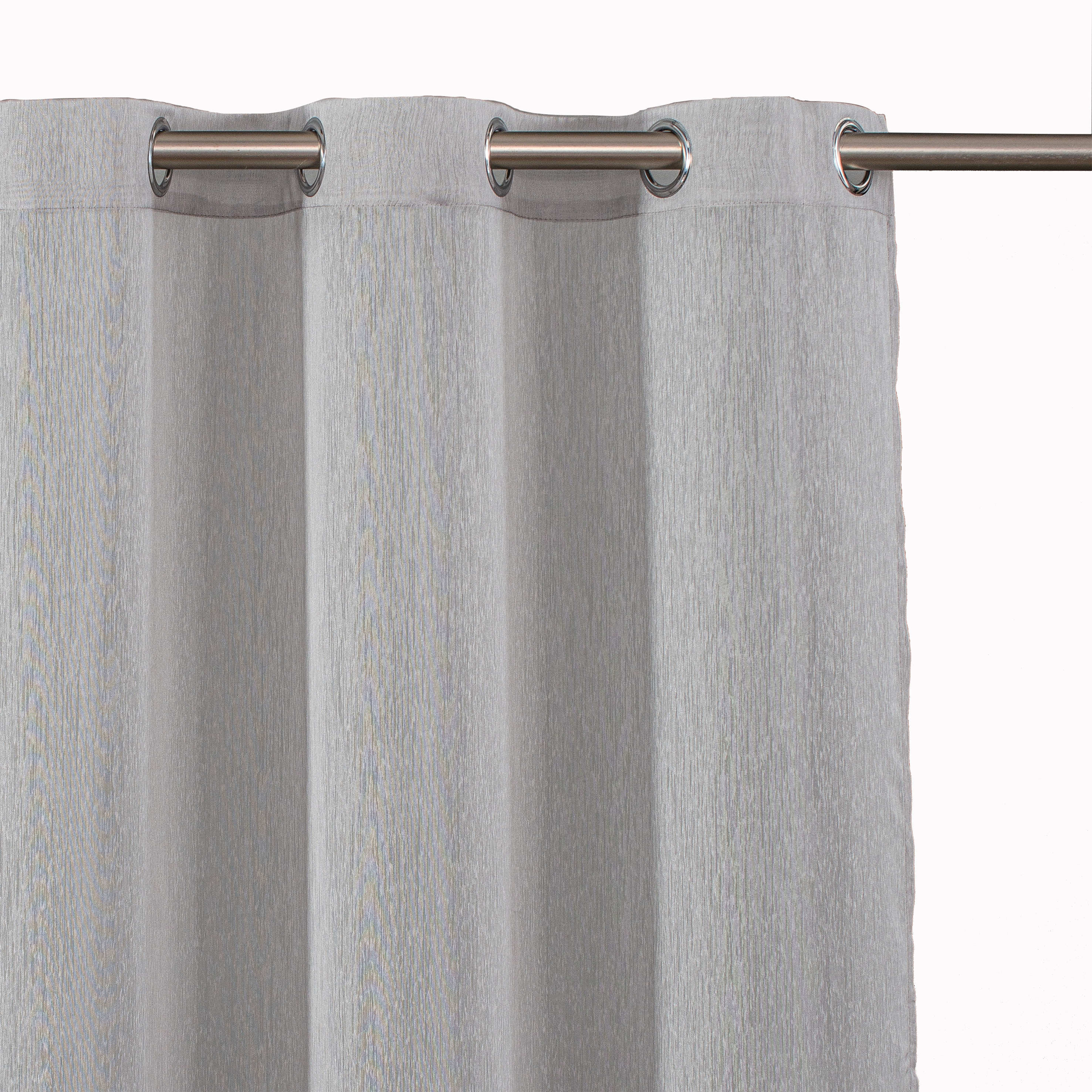 Firana na przelotkach Softy 140 x 260 cm szara Inspire - 10