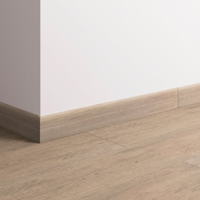 Piastrella battiscopa Balau in gres naturale beige opaco L 61.5 x H 7.5 cm x Sp 8 mm confezione da 1.23 ml