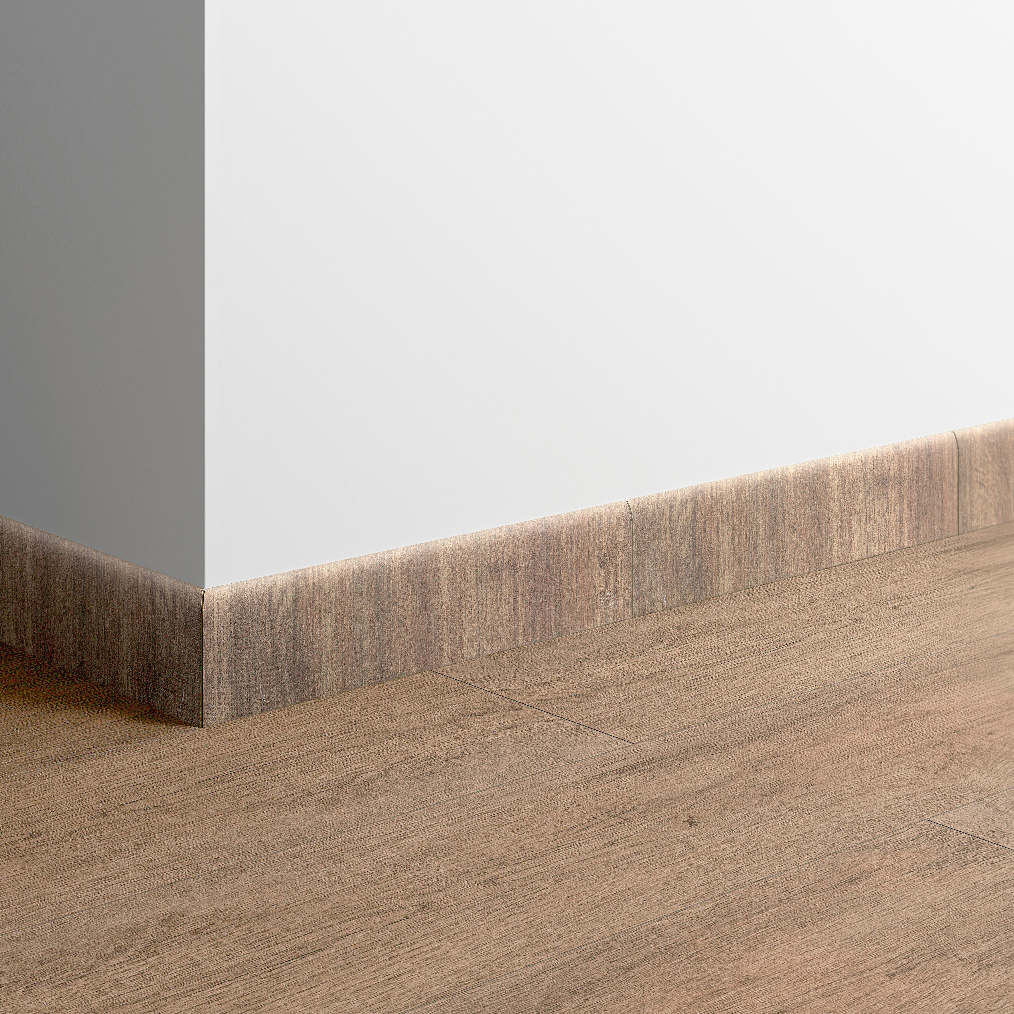 Piastrella battiscopa Sequoia in gres naturale marrone opaco L 33.3 x H 8 cm x Sp 8 mm confezione da 1 ml - 2