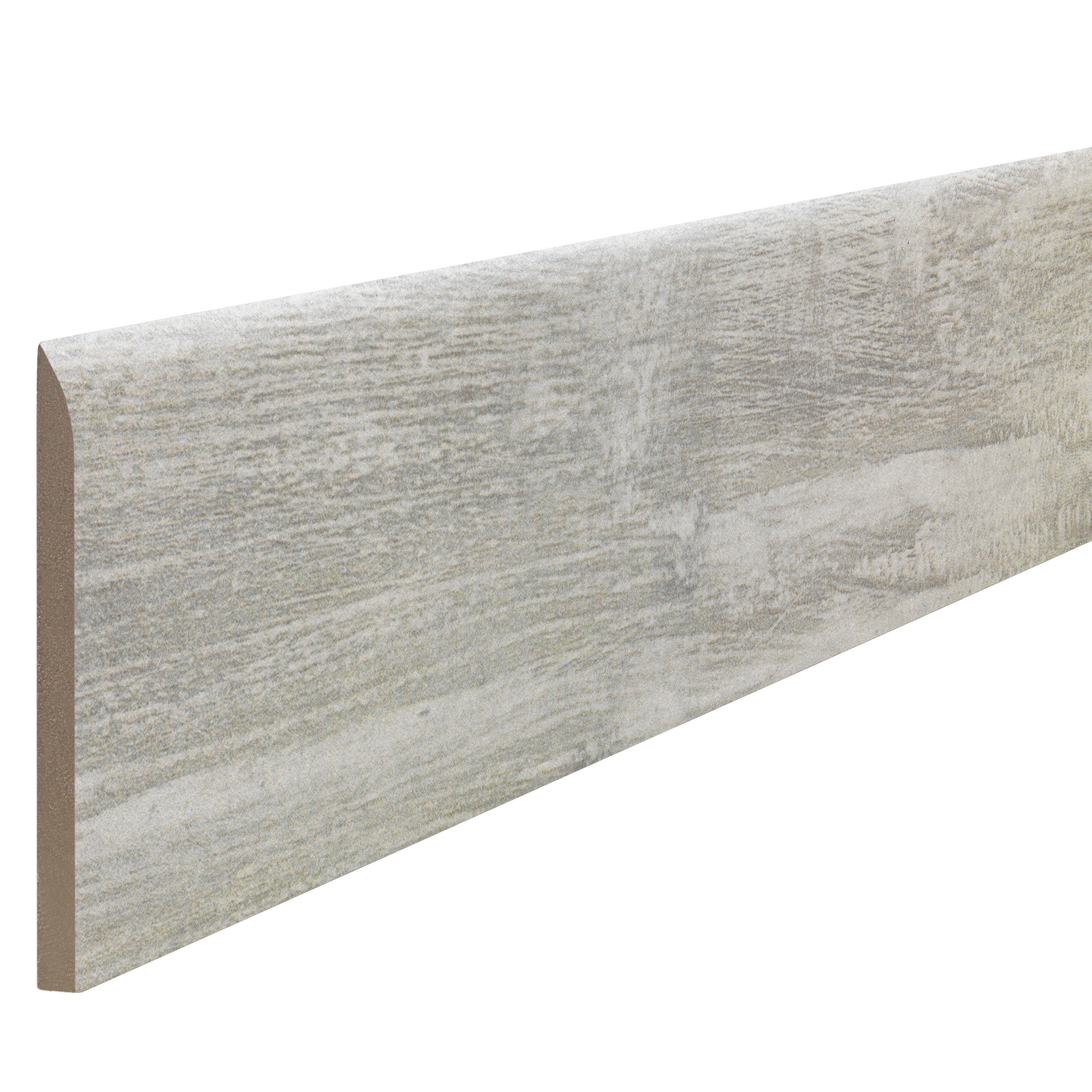 Piastrella battiscopa Tundra in gres naturale grigio opaco L 33 x H 8 cm x Sp 8 mm confezione da 6 ml - 2