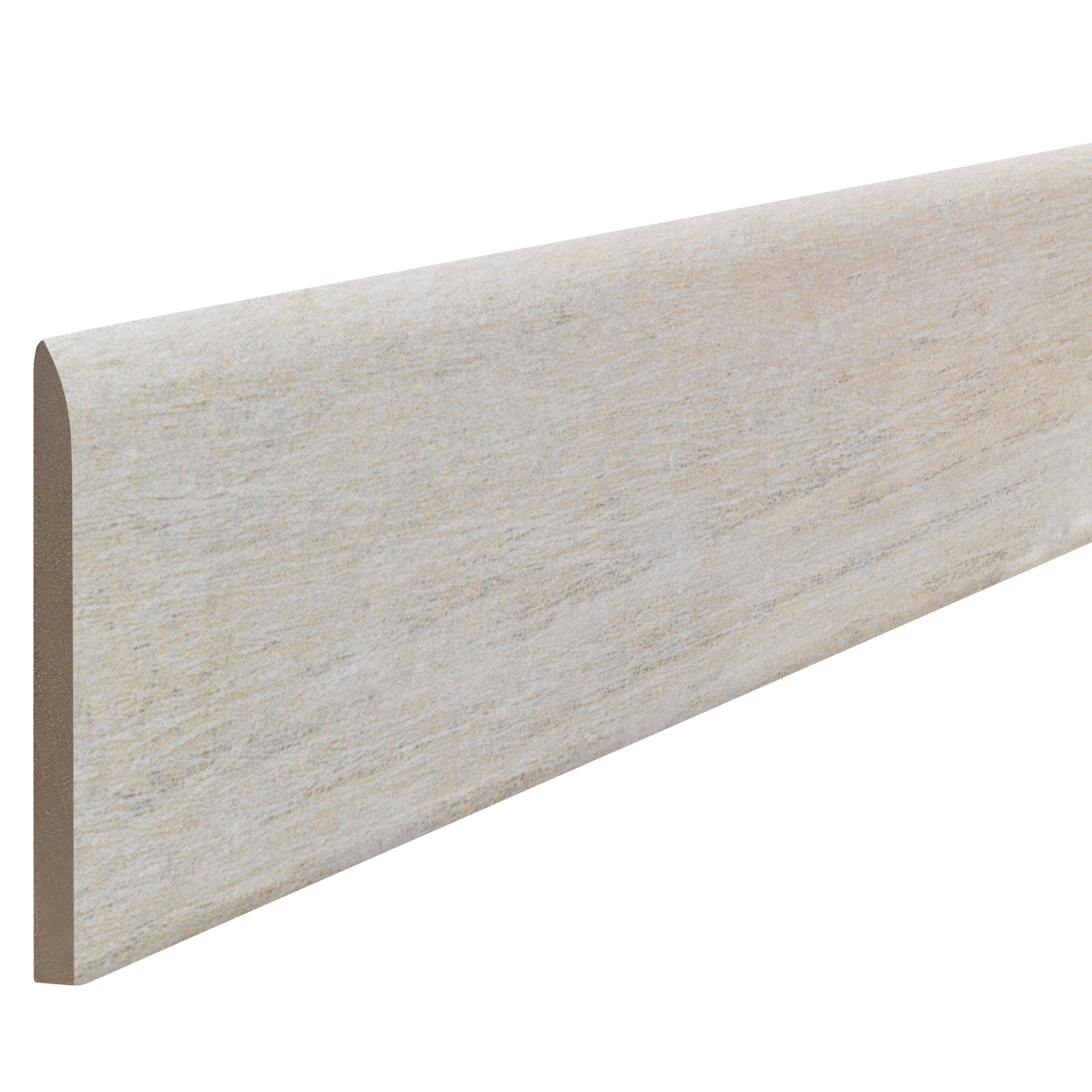 Piastrella battiscopa Tundra in gres naturale beige opaco L 33 x H 8 cm x Sp 8 mm confezione da 6 ml - 2