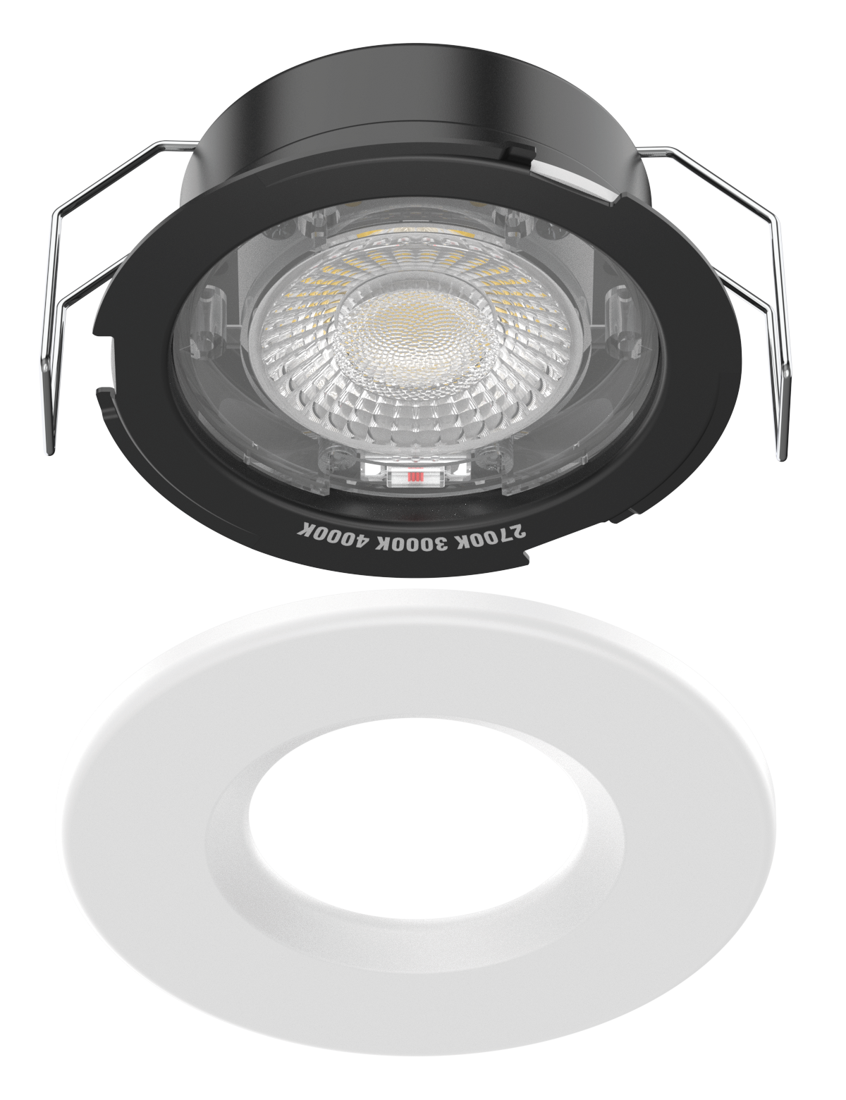 Spot LED encastré salle de bain Tyrion IP65, blanc chaud/neutre, rond blanc Aric - 3