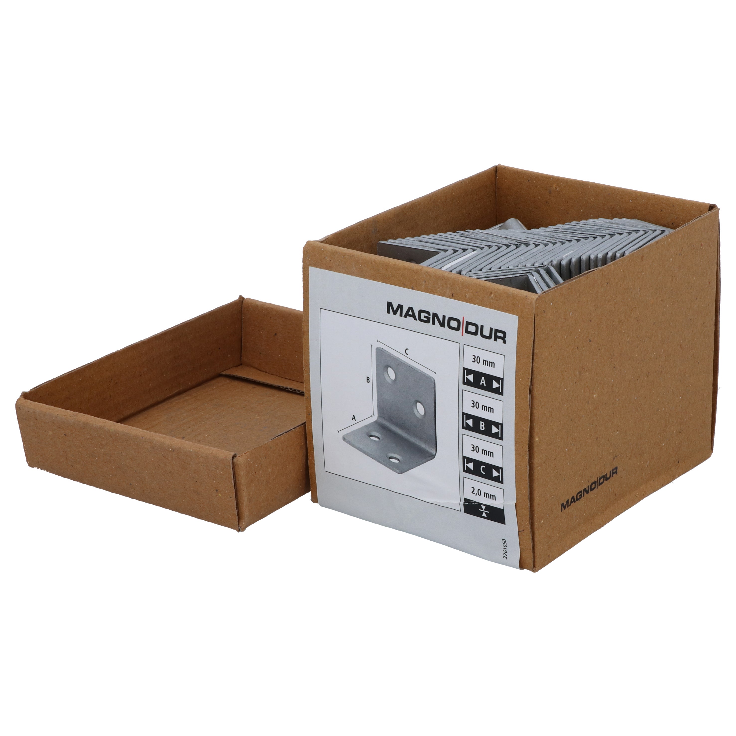 Equerre d'assemblage 30x30x30 revêtement extérieur MAGNODUR - 4