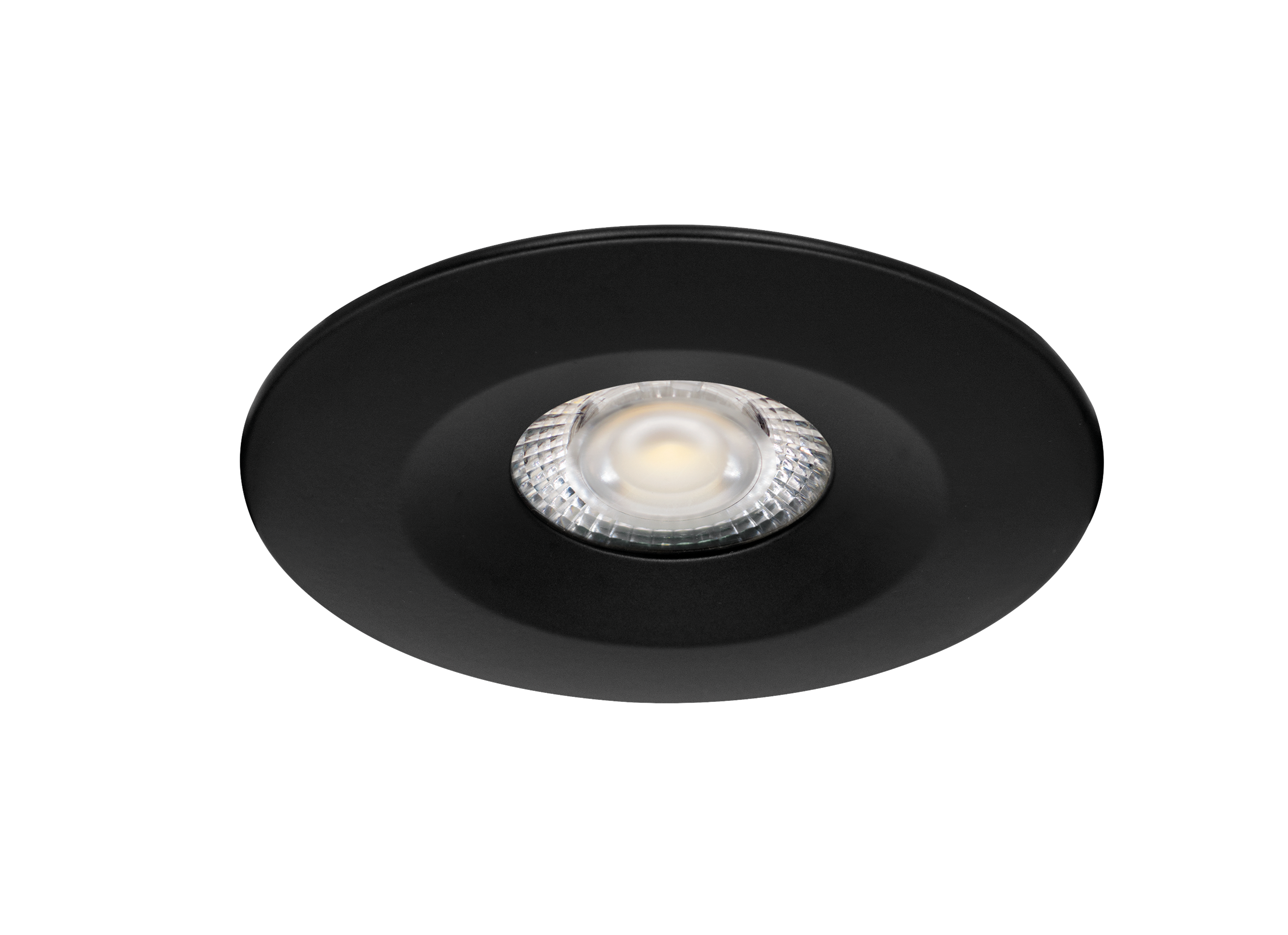 Spot à Encastrer Brossé LED - Rond 6,5 Watts Blanc Chaud 230V - à Encastrer - Lumière Orientable, Gradable, Super Plate (profondeur De Montage 30mm) - 65 - Trou De Perçage 70mm