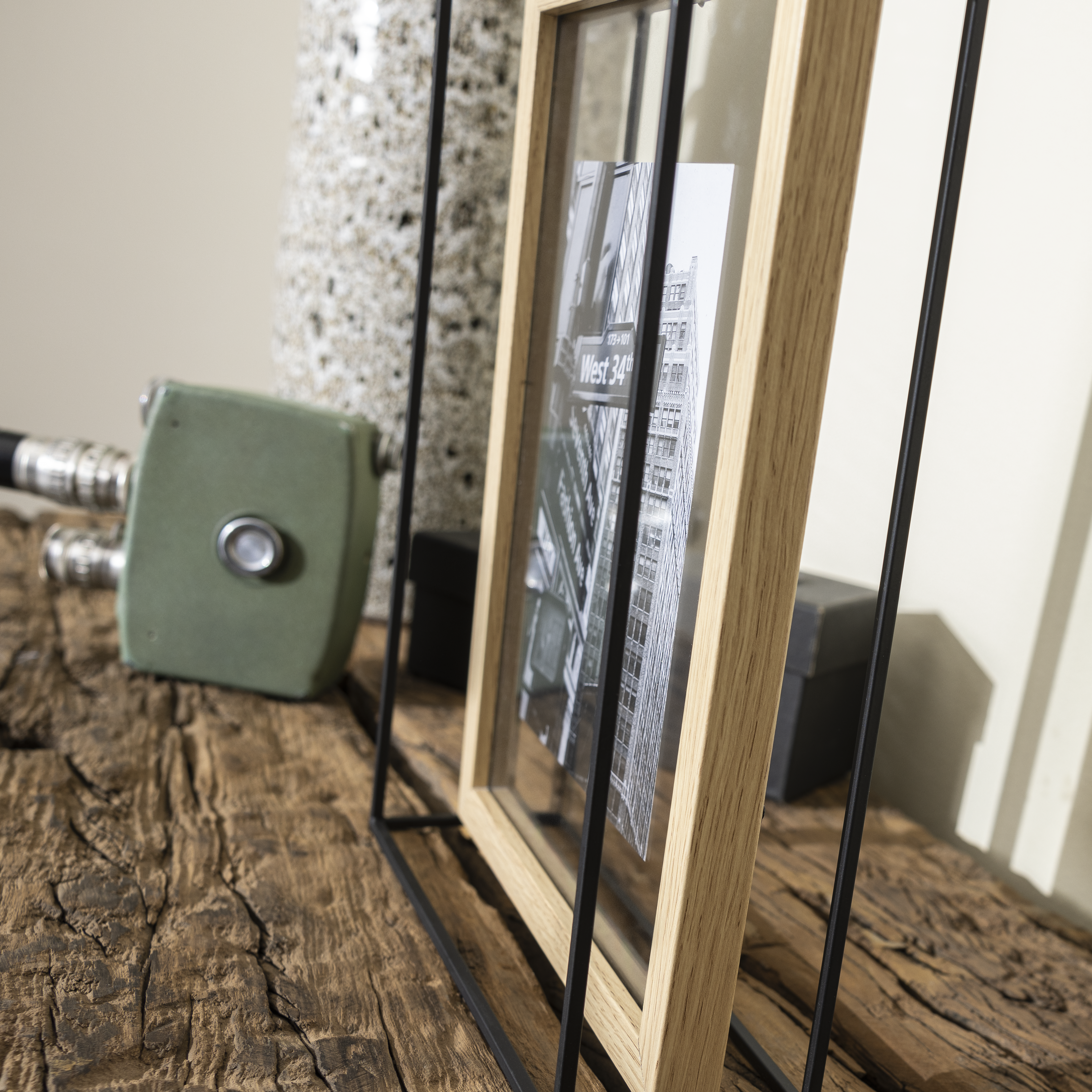 Cadre Facto, H.18 x l.13 cm chêne, INSPIRE - 10