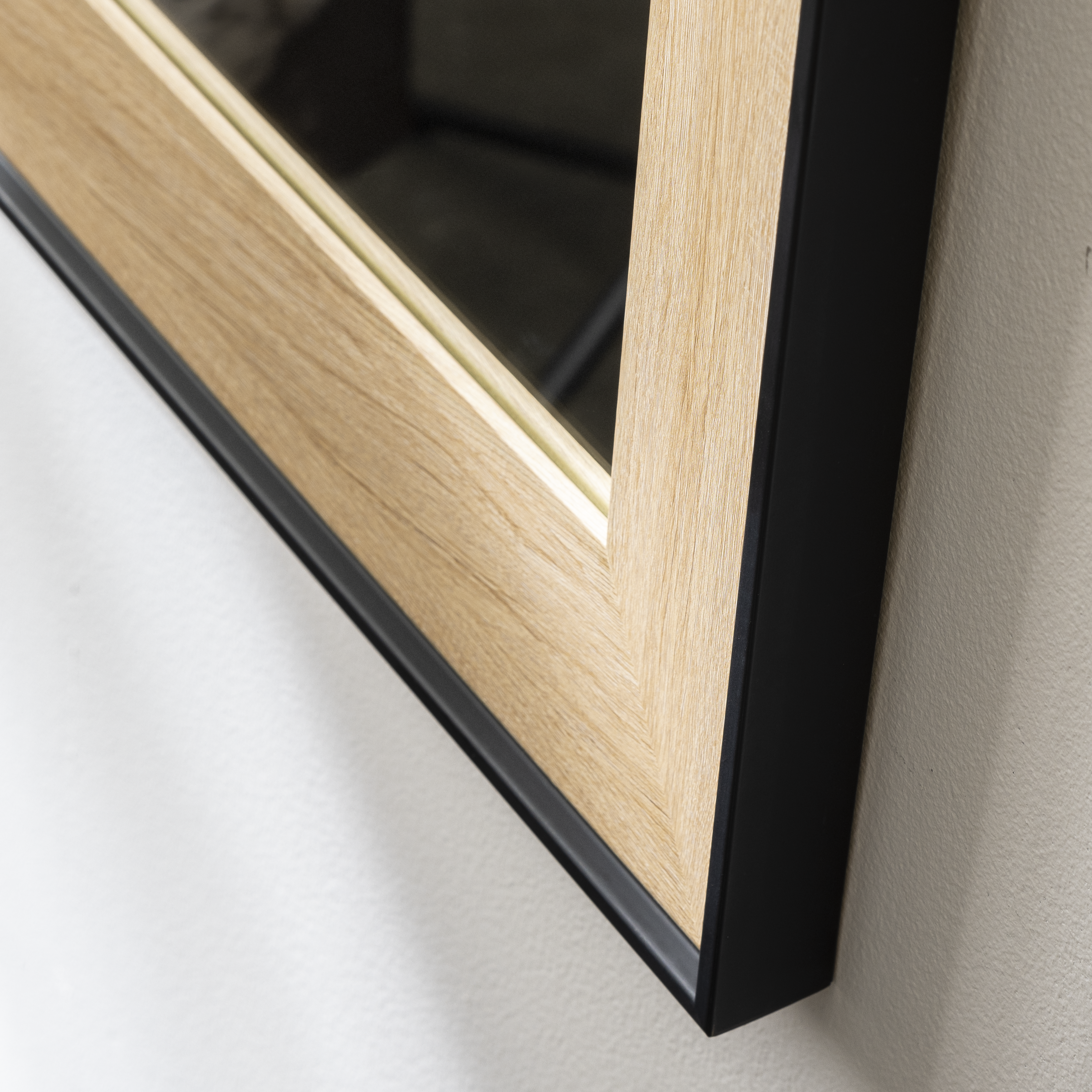 Cadre Indus, 24 x 30 cm naturel / noir, INSPIRE - 7