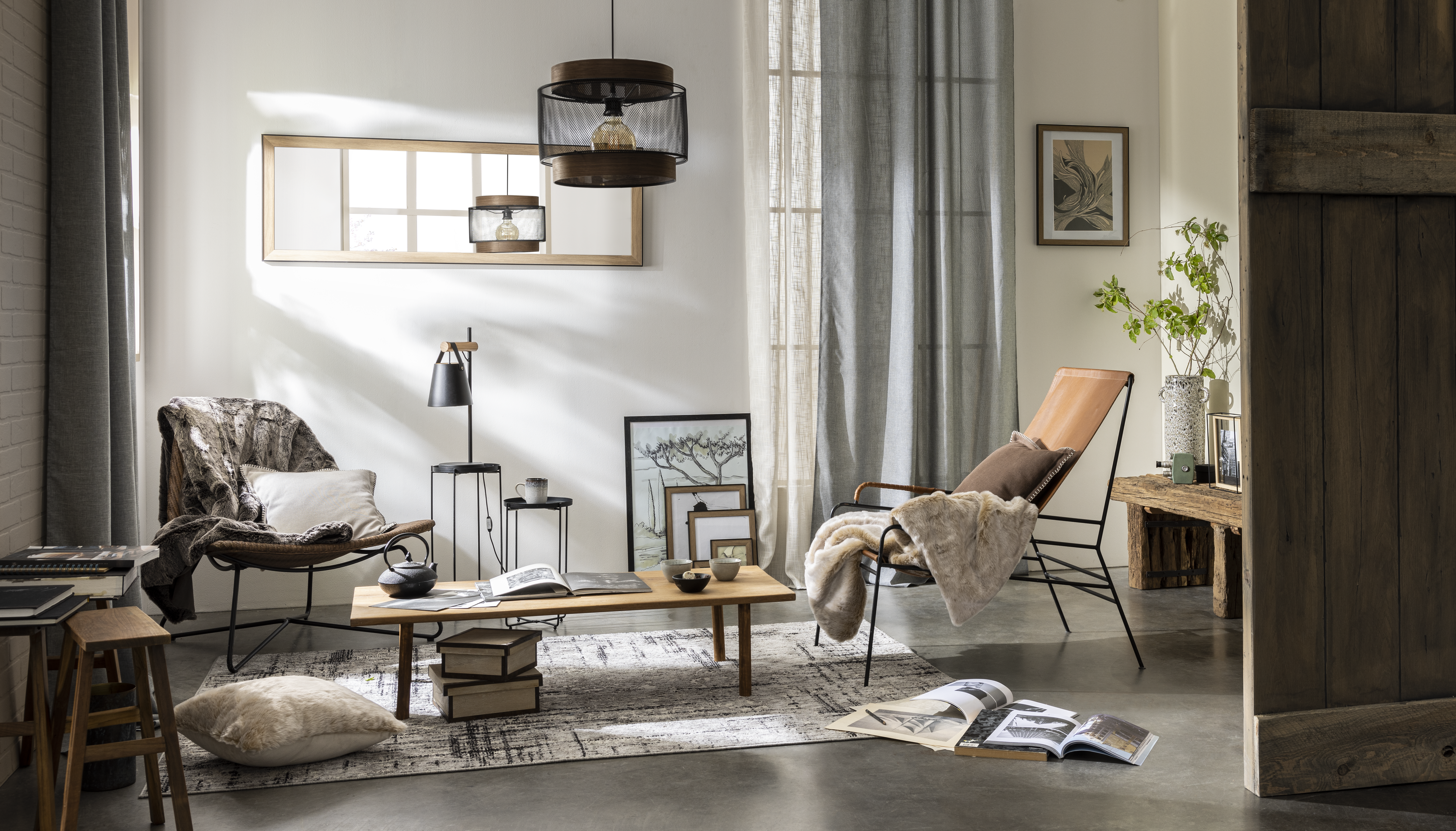 Zasłona Raspberry Granit szara 200 x 280 cm na taśmie Inspire - 13