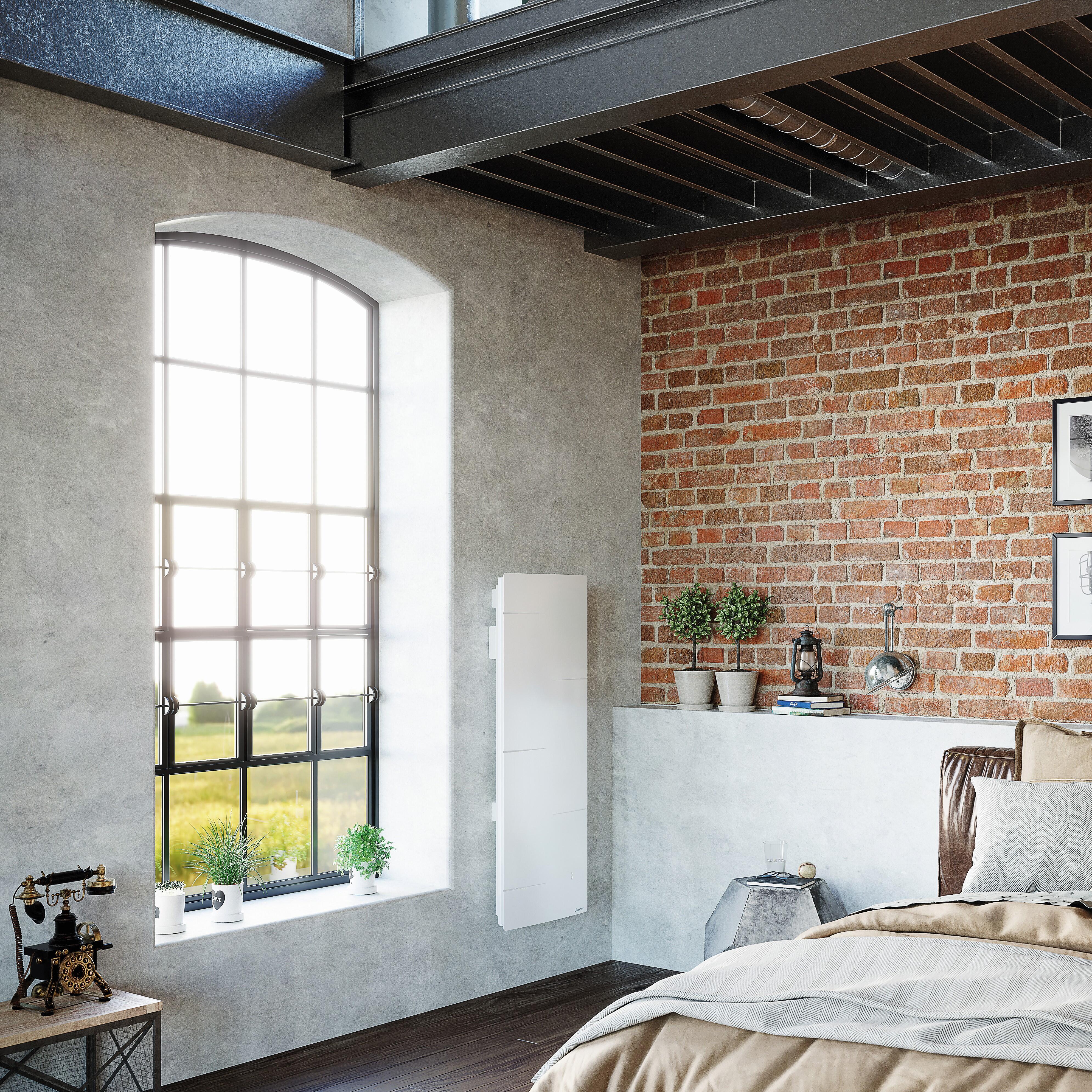 Radiateur électrique DSC connecté Malao Auto 1000 W SAUTER vertical blanc - 3