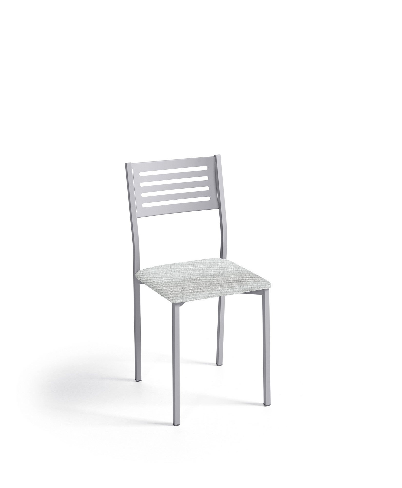 Silla de cocina kelsa de aluminio michigan plata 38x86x47cm