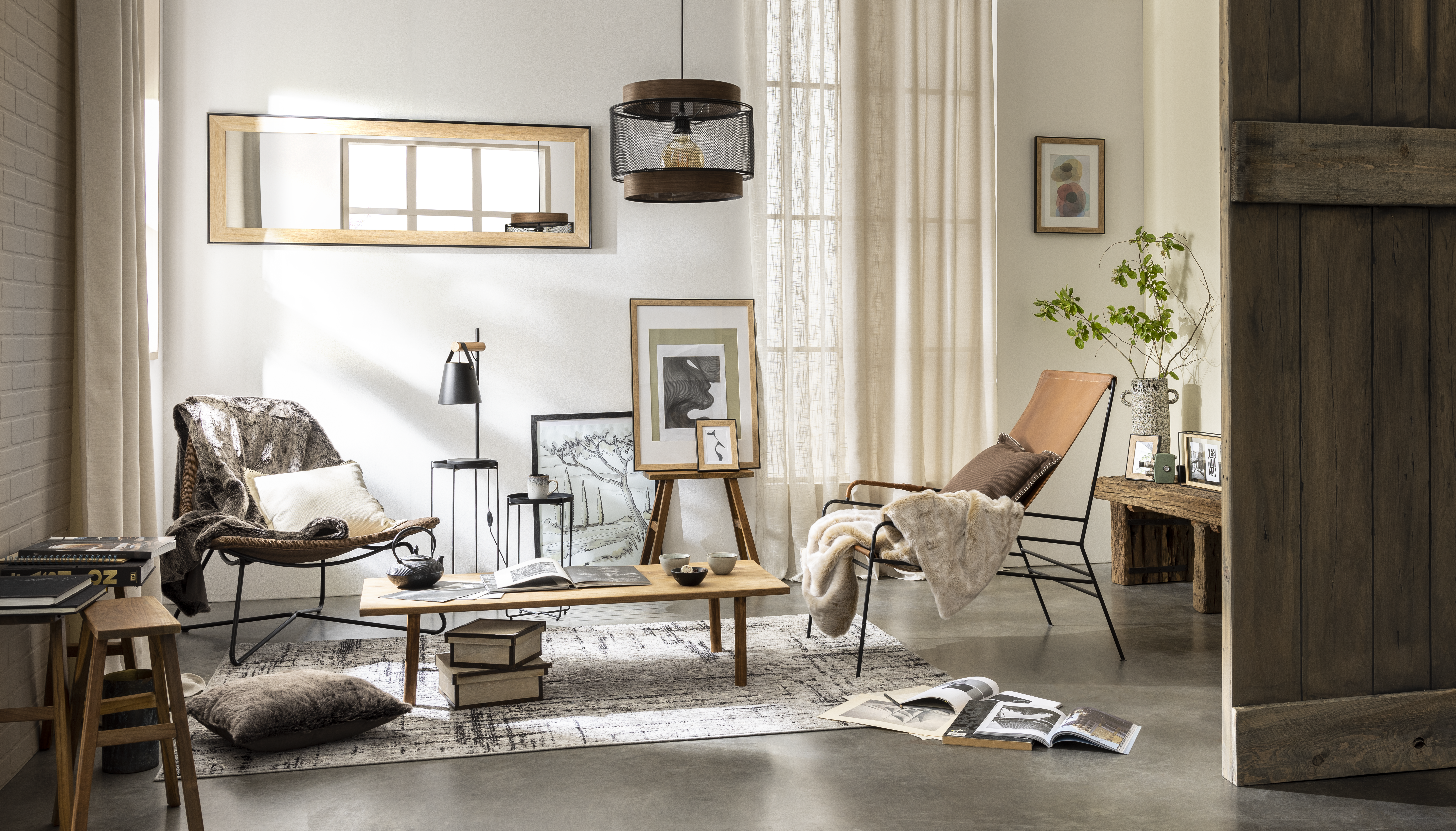 Colección estilo industrial: Muebles funcionales con diseño robusto