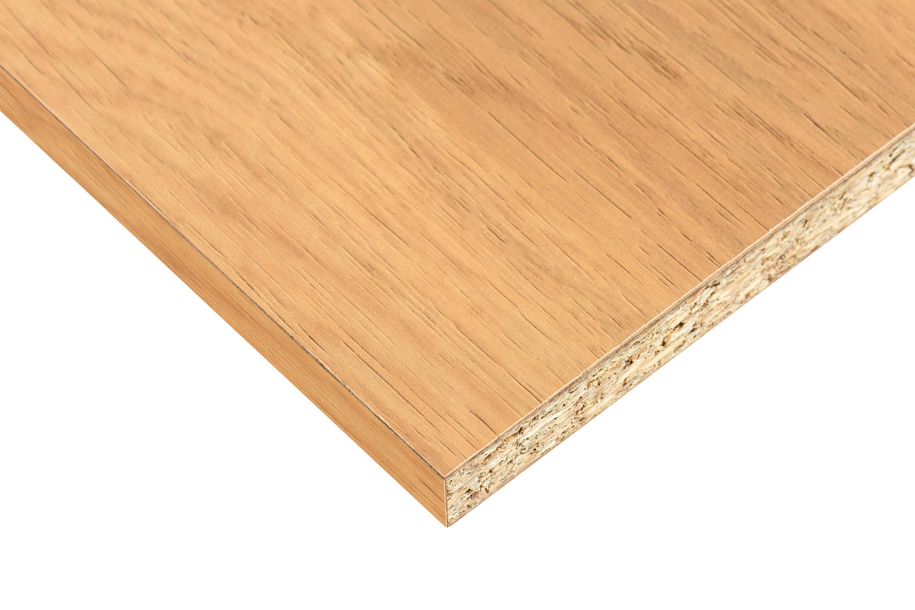 Tablero aglomerado de 2 cantos roble miel de 59,5x244x1,6cm (anchoxaltoxgrosor) - 10