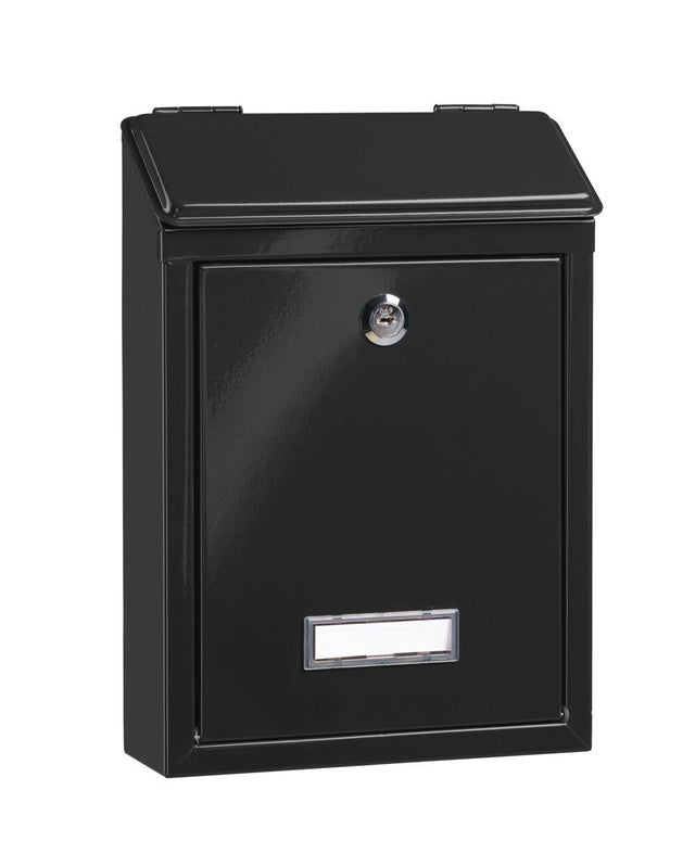 Boîte aux lettres non normalisée 1 porte BURG-WÄCHTER Favor acier noir brillant