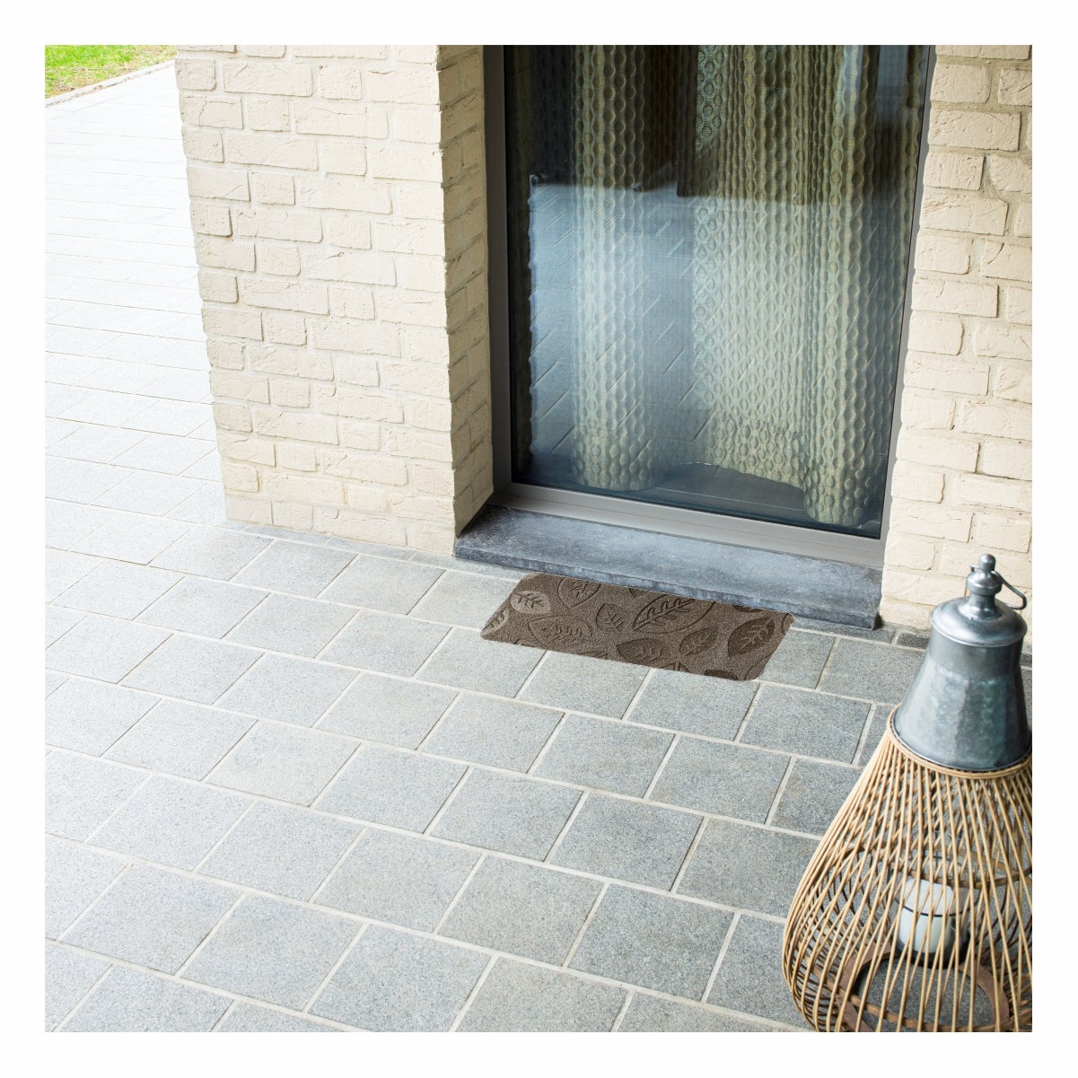 Zerbino Zeli in poliestere marrone rettangolare, L 70 x L 25 cm - 2