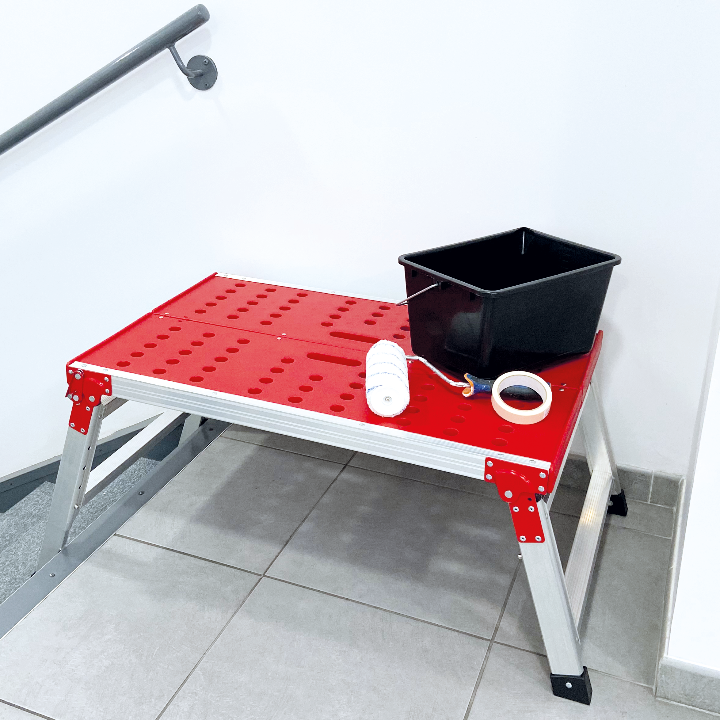 Plateforme réglable HAILO PL090 PLUS aluminium 110 cm x 62 cm - 3