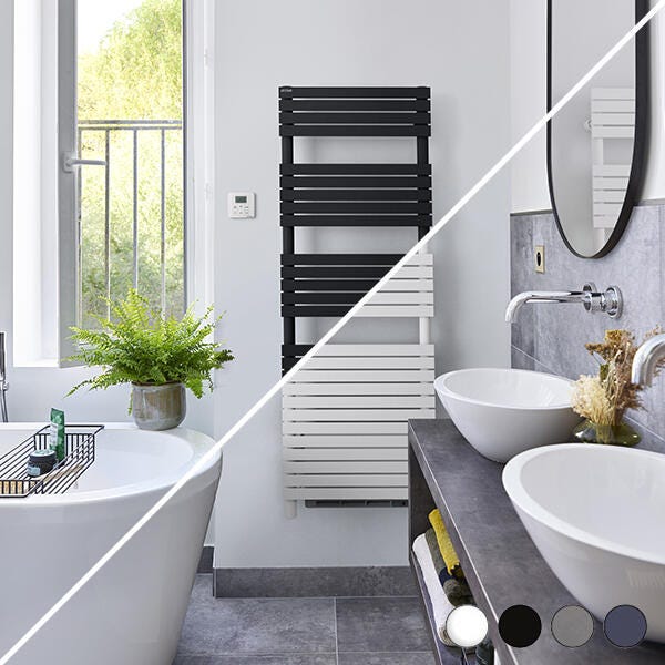 couleur noir blanc gris ANTHRACITE et gris alu Acova Ancelia air