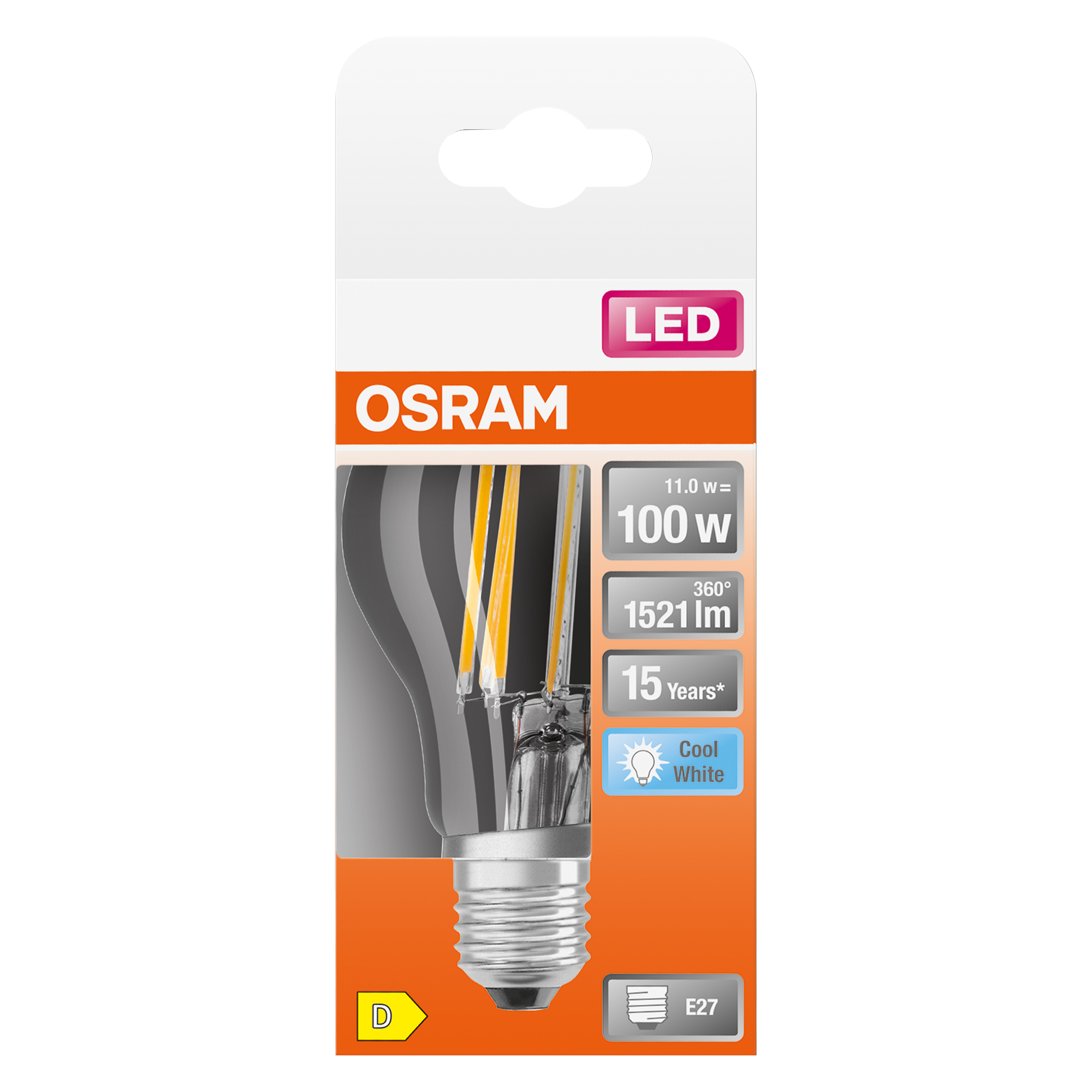 Żarówka LED E27 11 W 1521 lm Zimna biel Osram - 4
